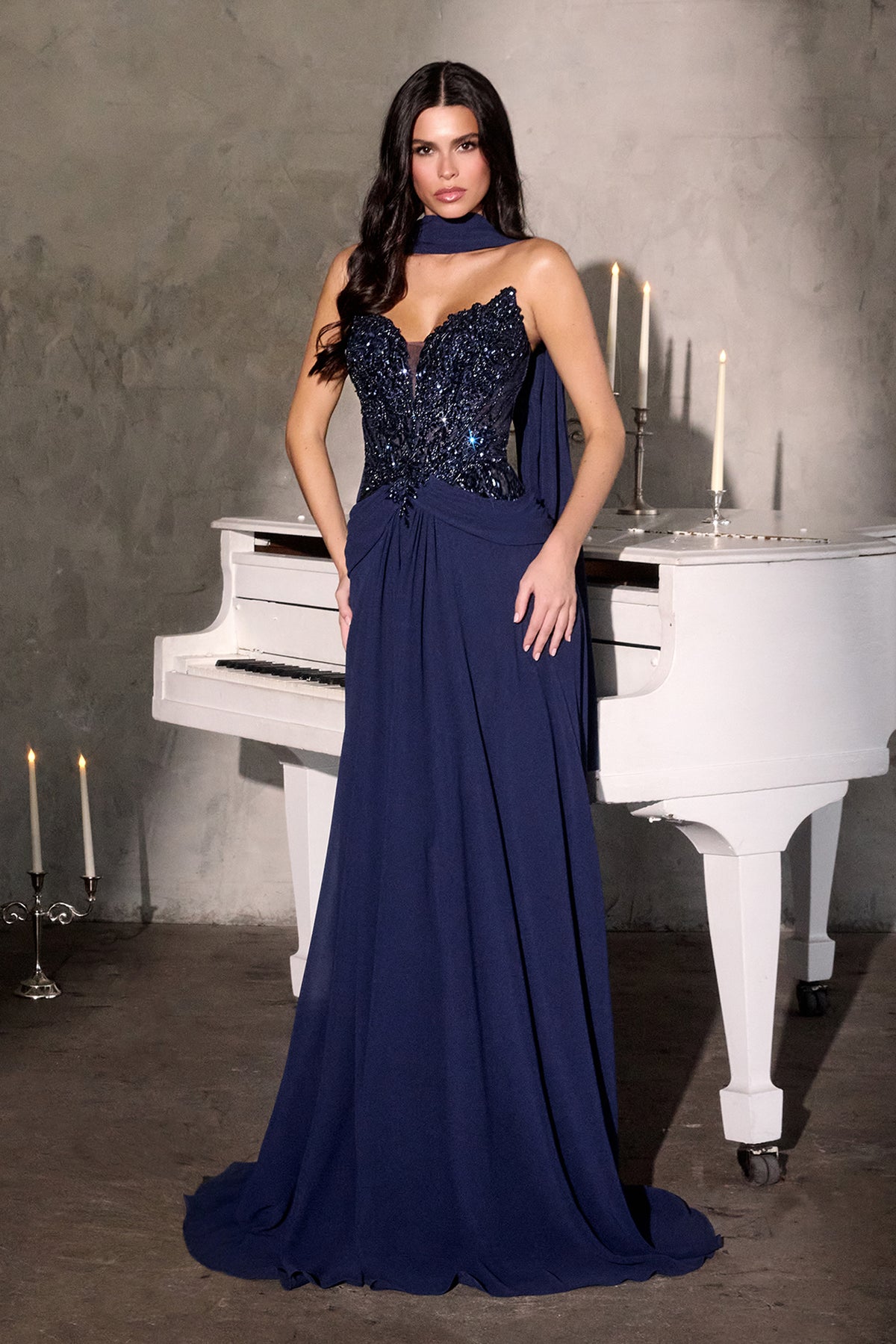 Ladivine CD673 NAVY