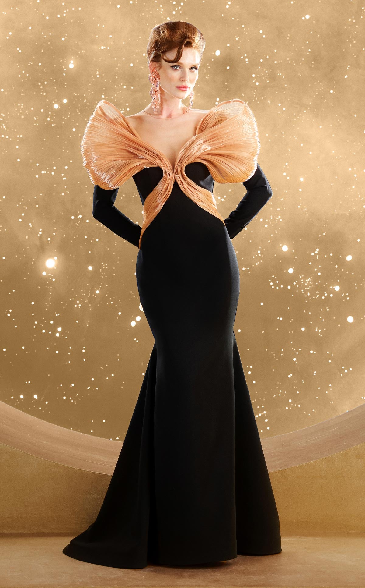 MNM Couture F02849 BLACK/BEIGE
