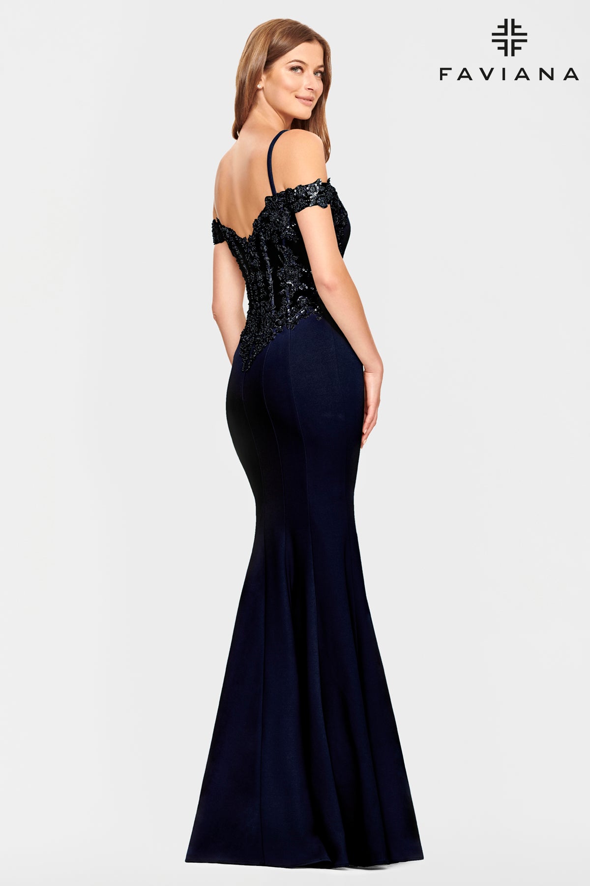 Faviana S10866 Navy