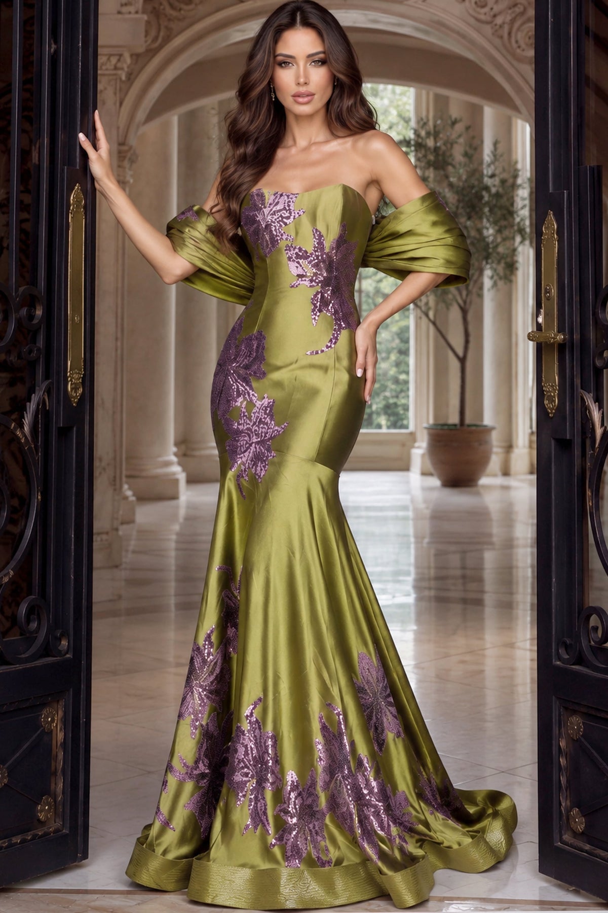 Jovani 54041 OLIVE