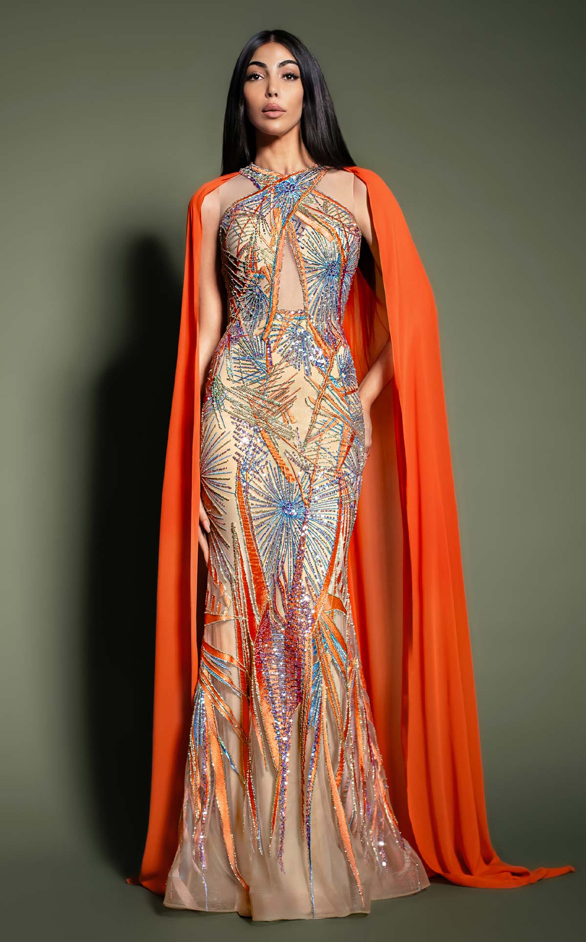 MNM Couture K4186 ORANGE