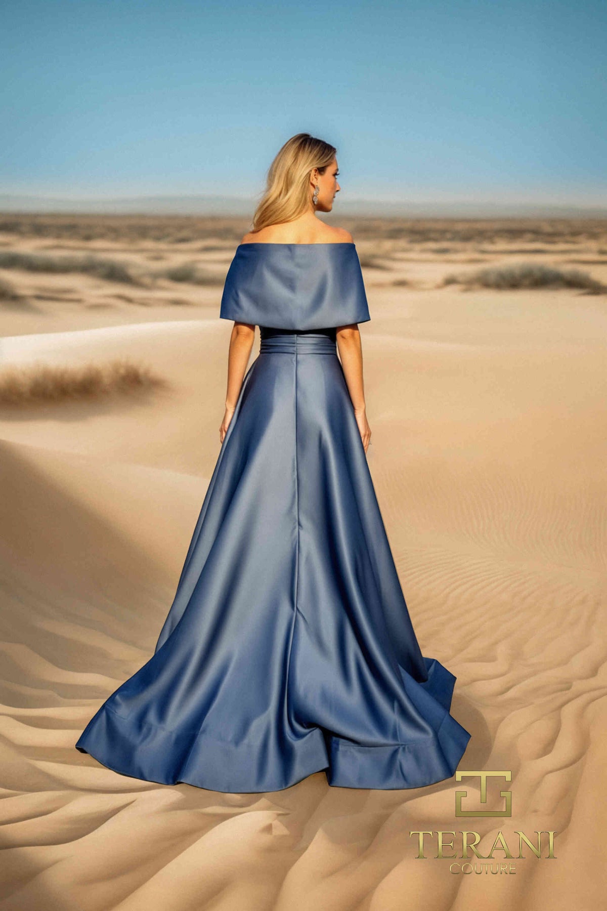 Terani Couture 251M4441 Slate