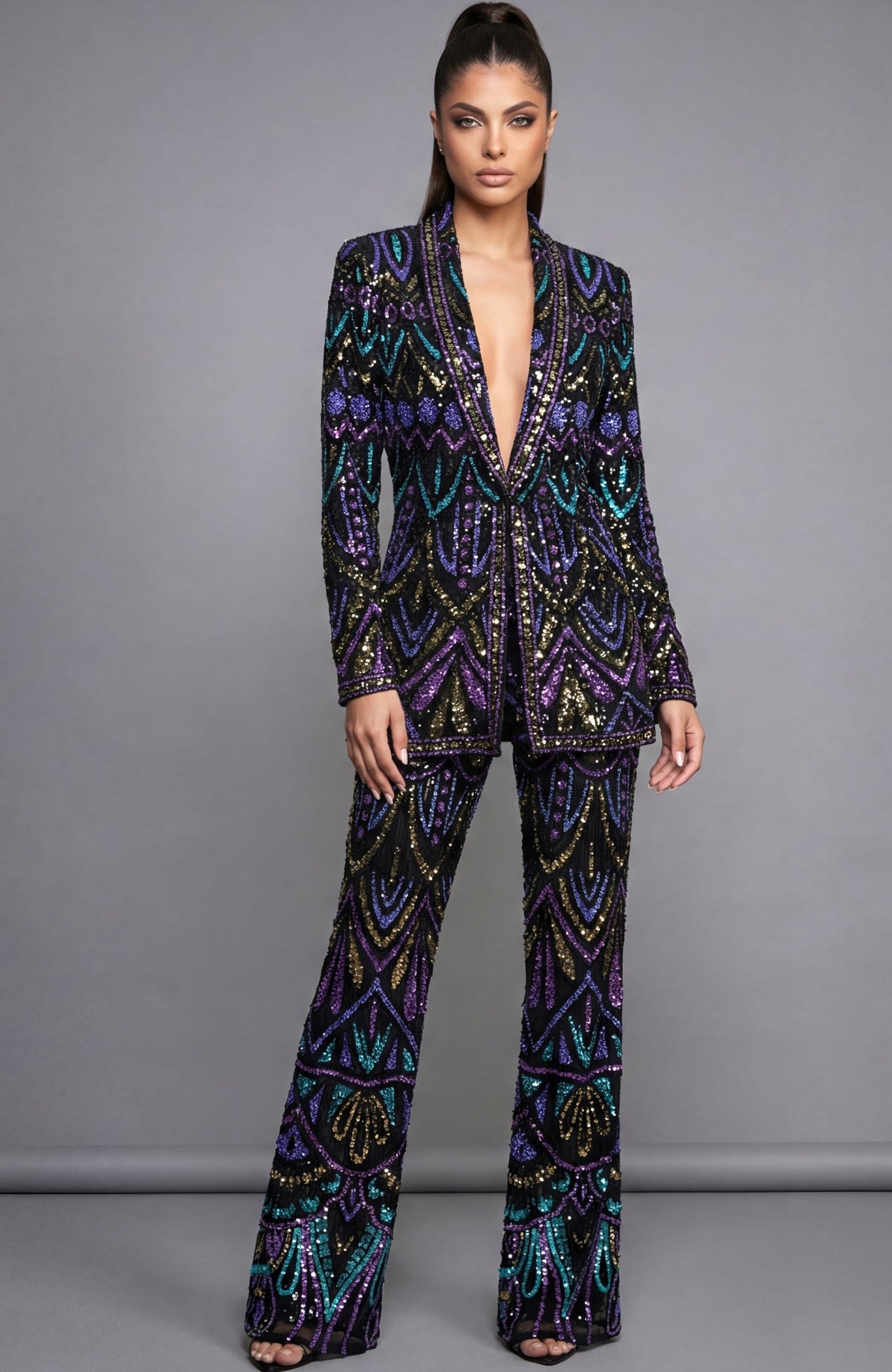 Jovani 46094 BLACK/MULTI