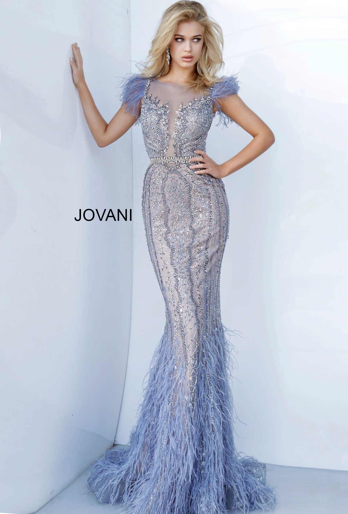 Jovani 02326 VINTAGE BLUE