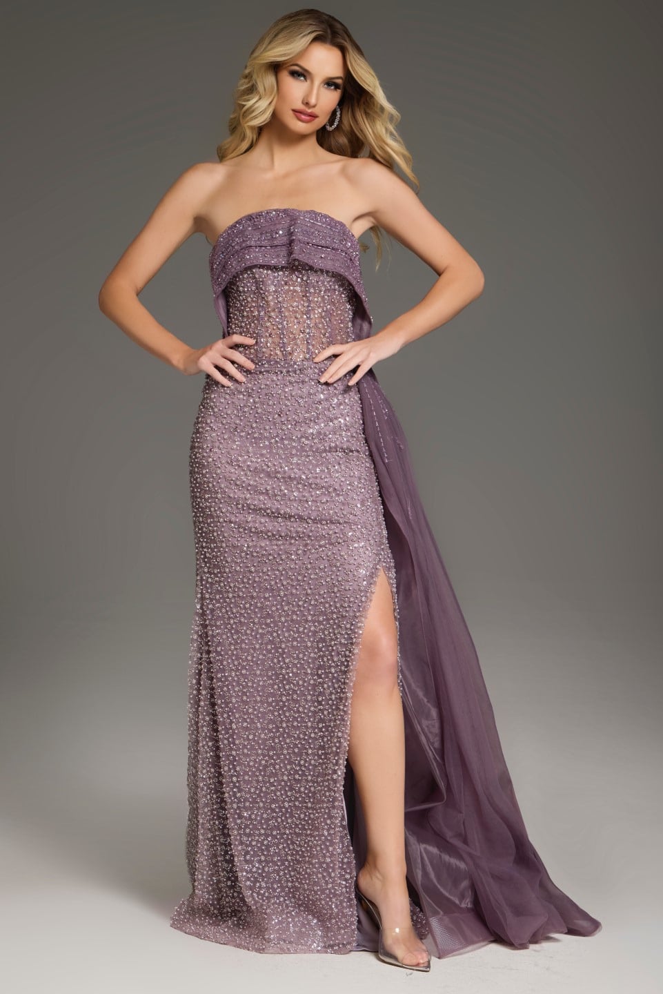 Jovani 44842 PURPLE