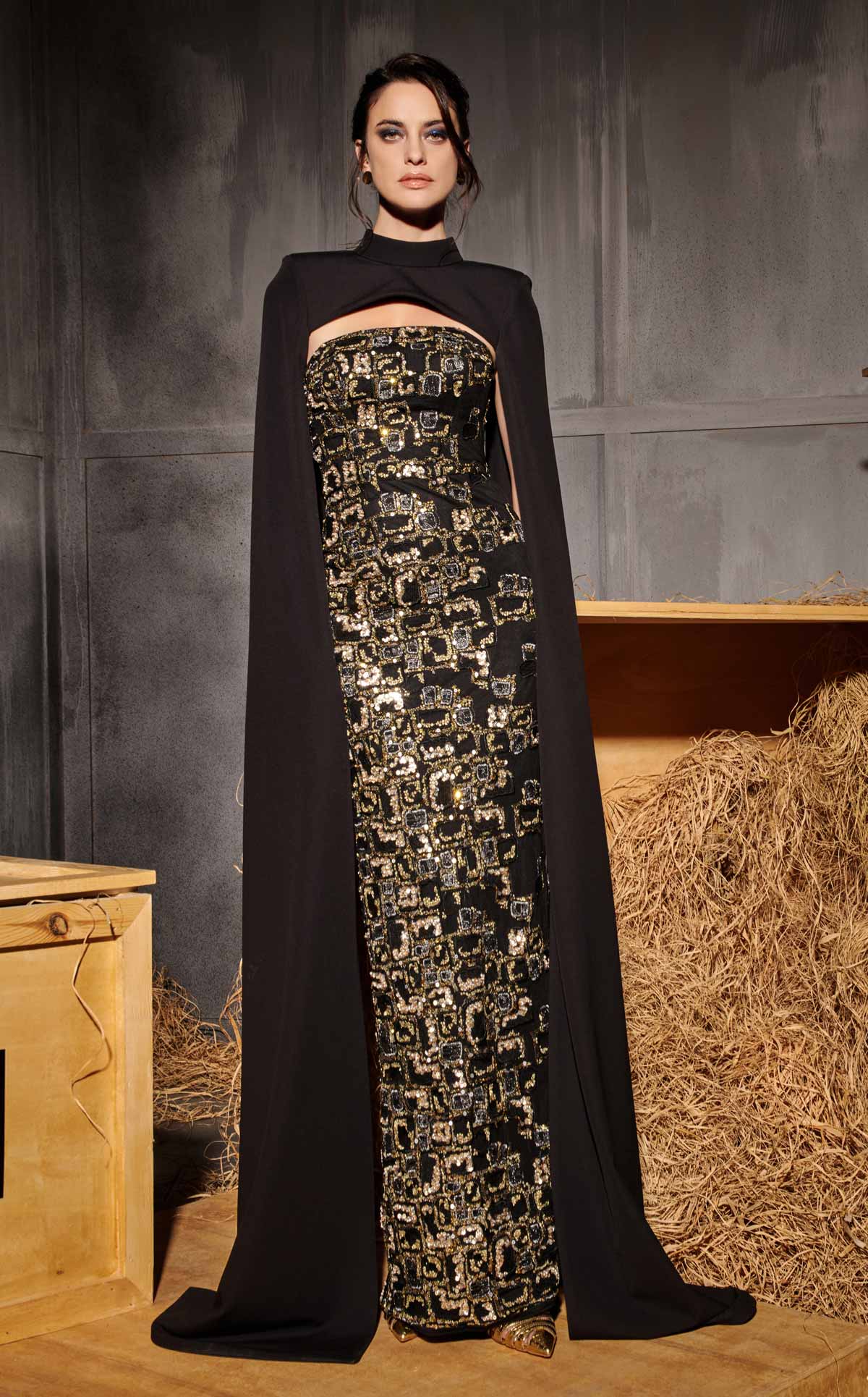 MNM Couture N0657 BLACK