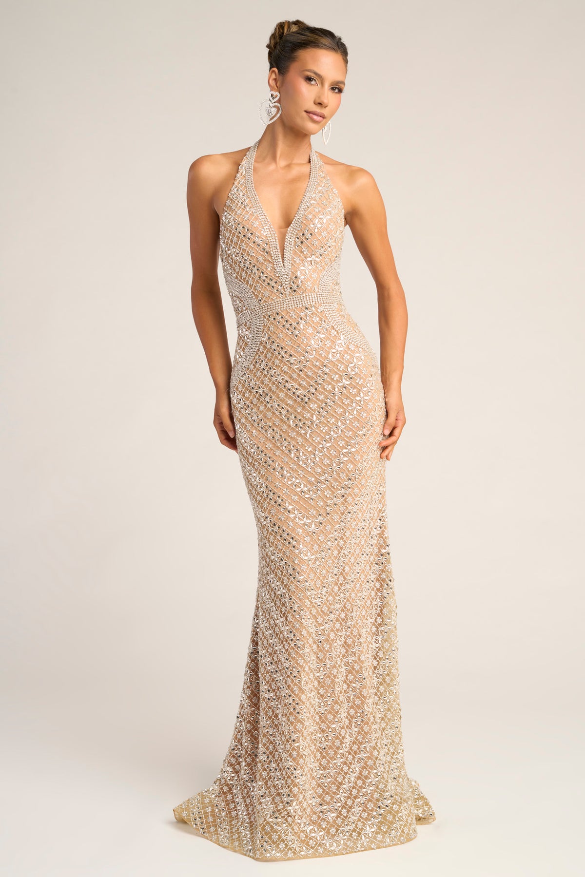Portia and Scarlett PS26425C Nude/Silver