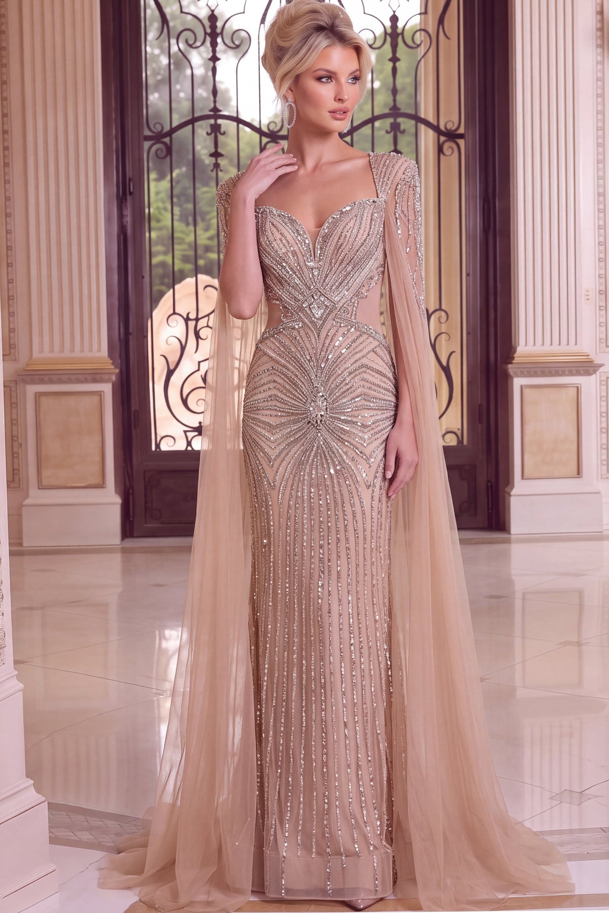 Jovani 50201 CHAMPAGNE
