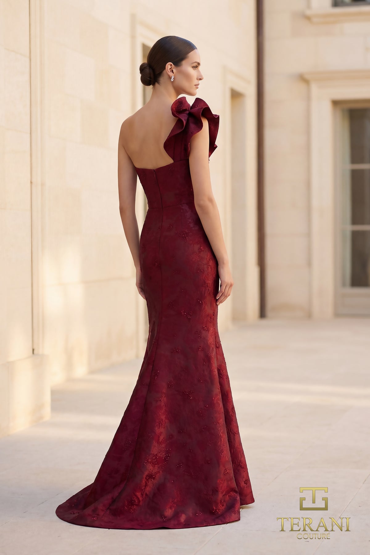Terani Couture 262E7136 Navy