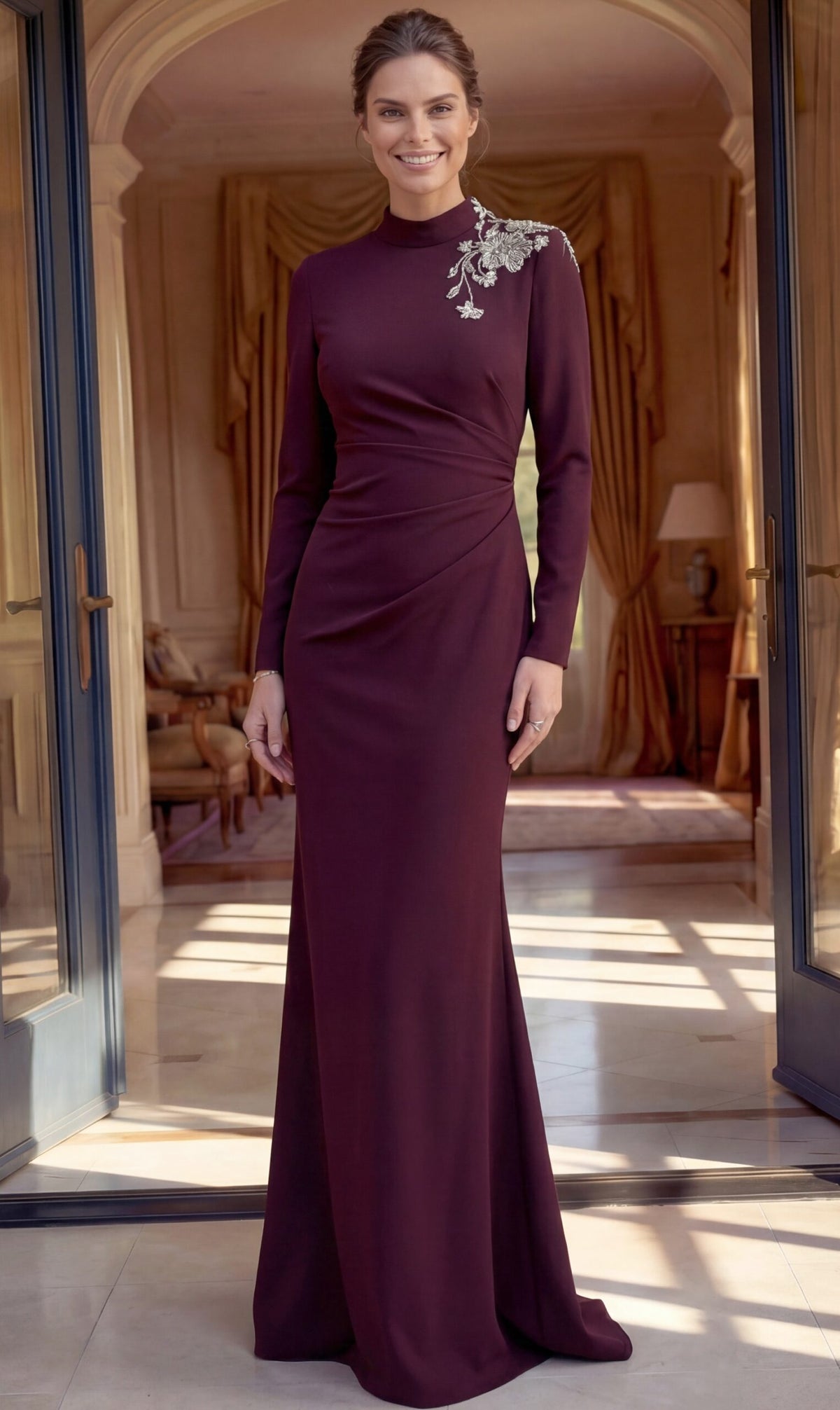 Jovani 51632 PLUM