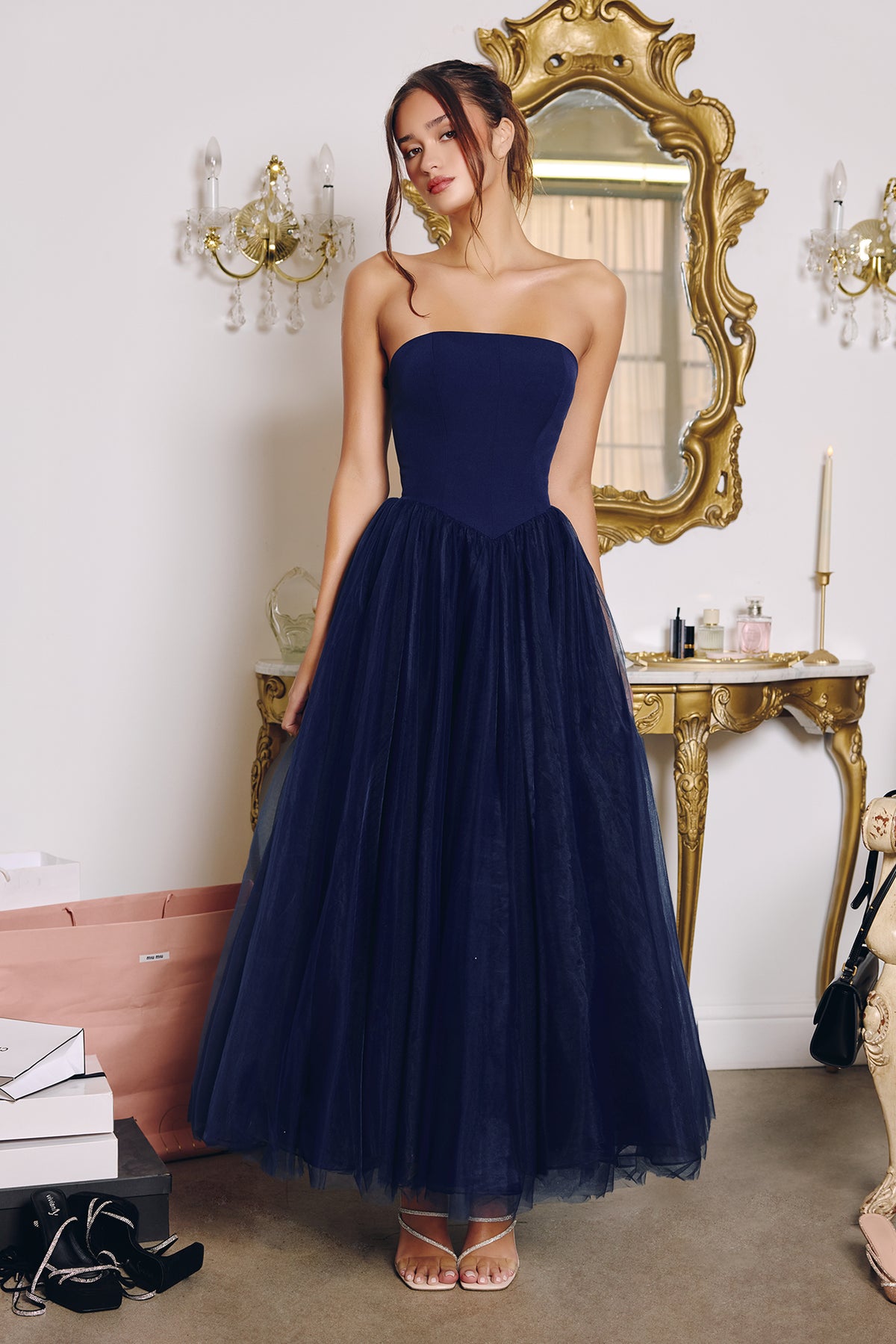 Amoris by Ladivine T712 NAVY