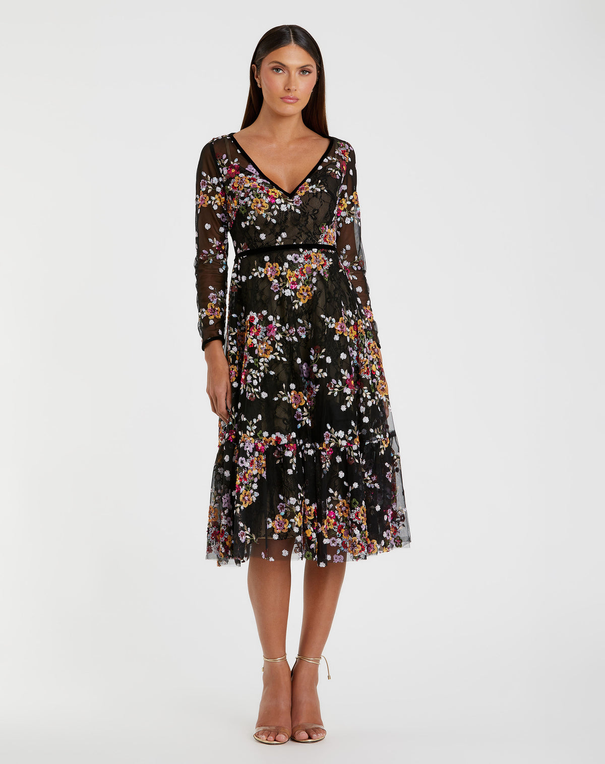 Mac Duggal 67499 Black Multi