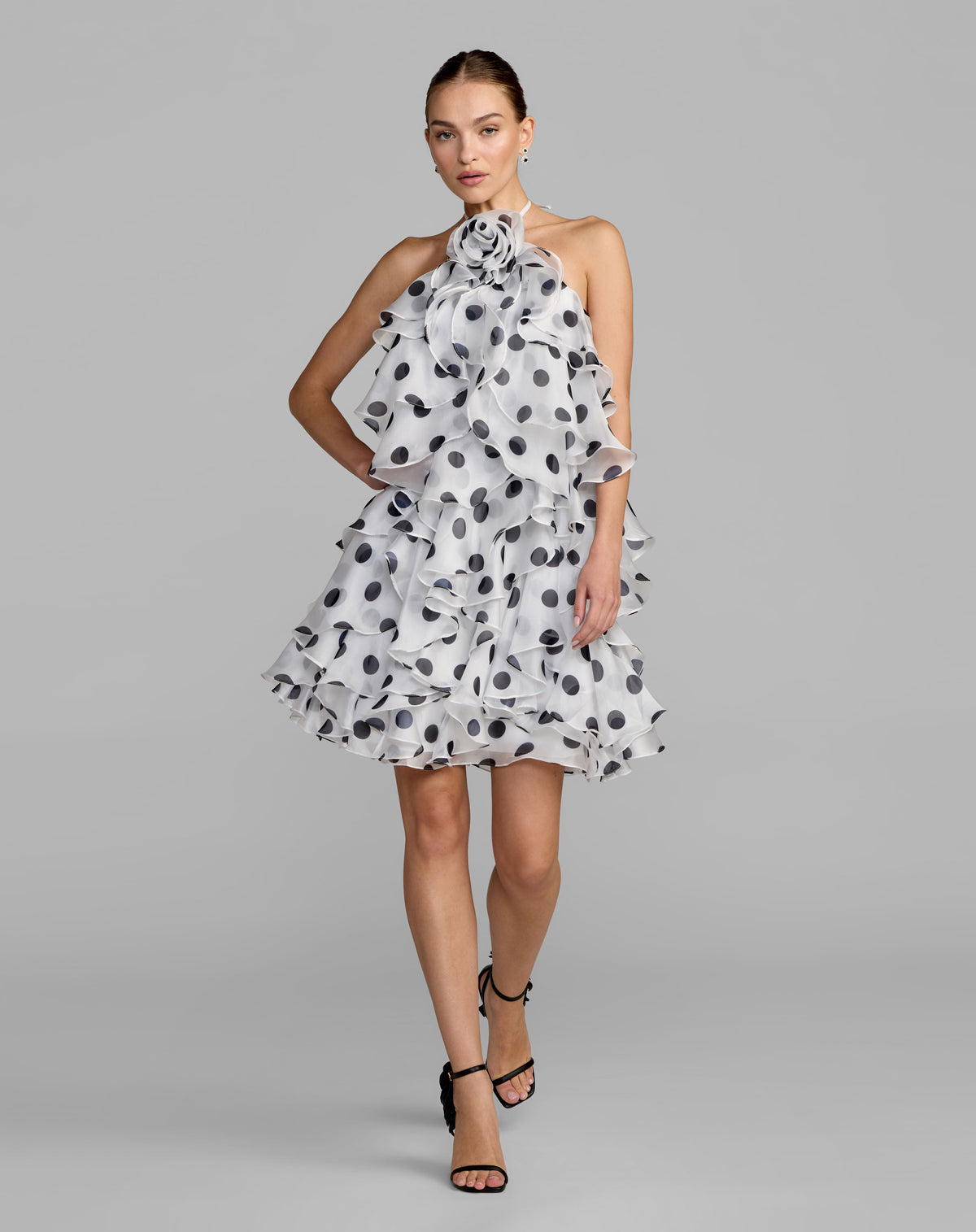 Mac Duggal 50171 Black Ivory