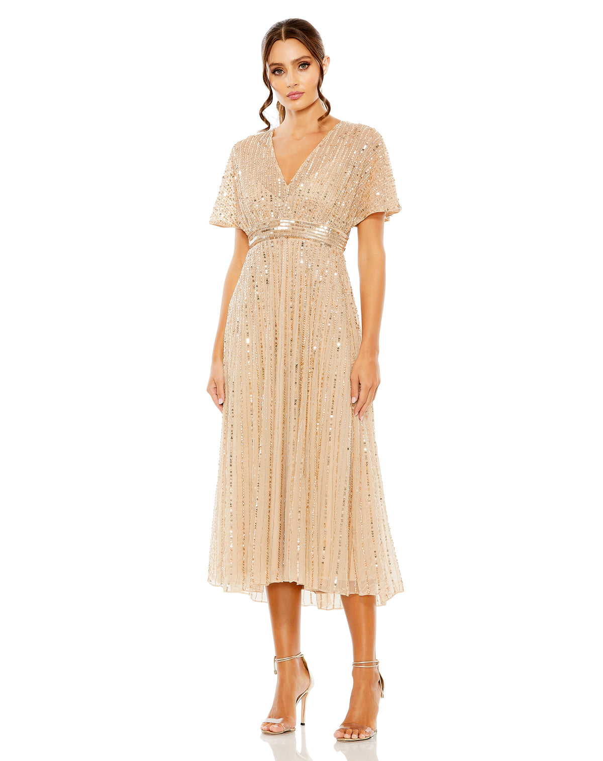 Mac Duggal 14007 Taupe