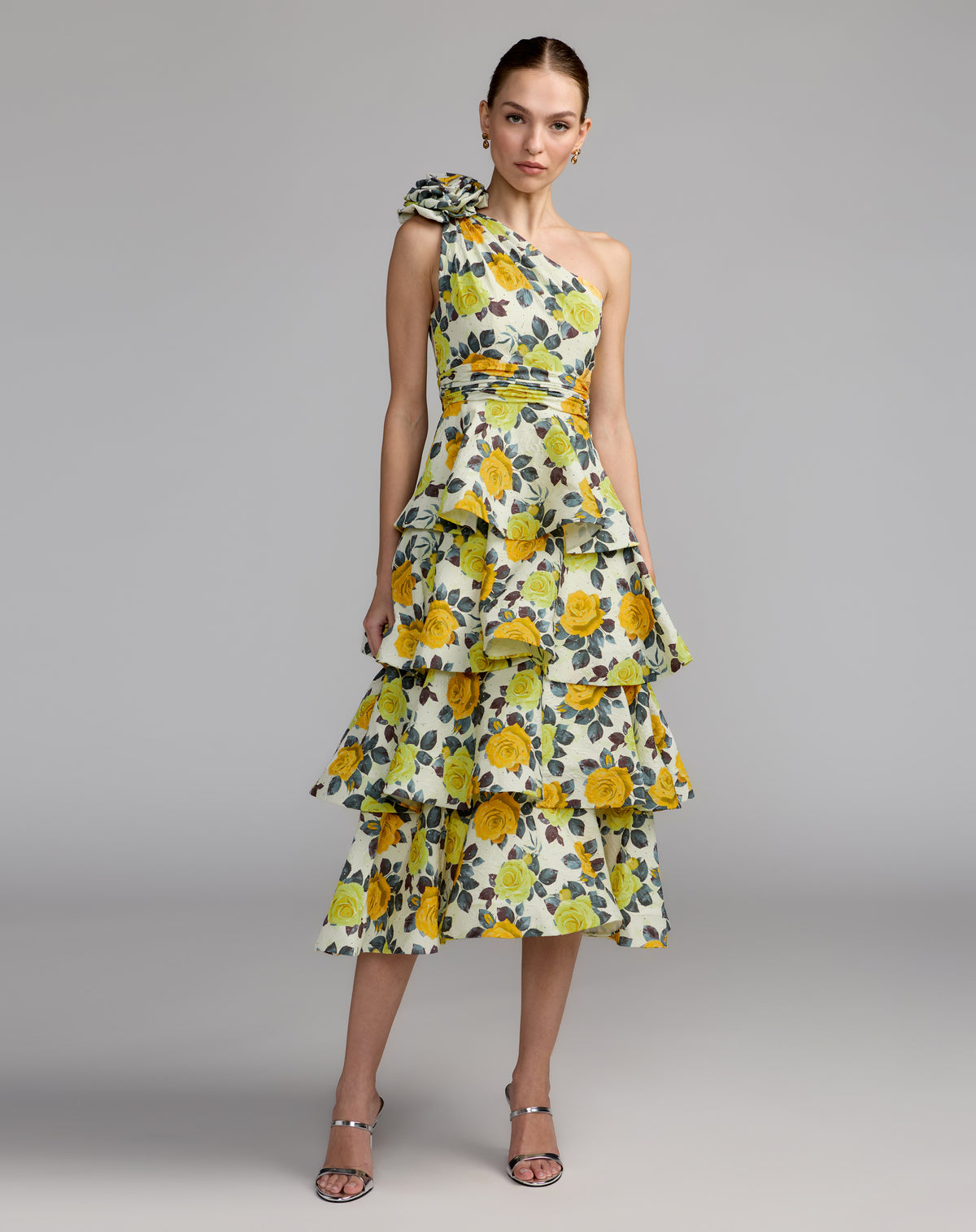 Mac Duggal 56314 Yellow rose