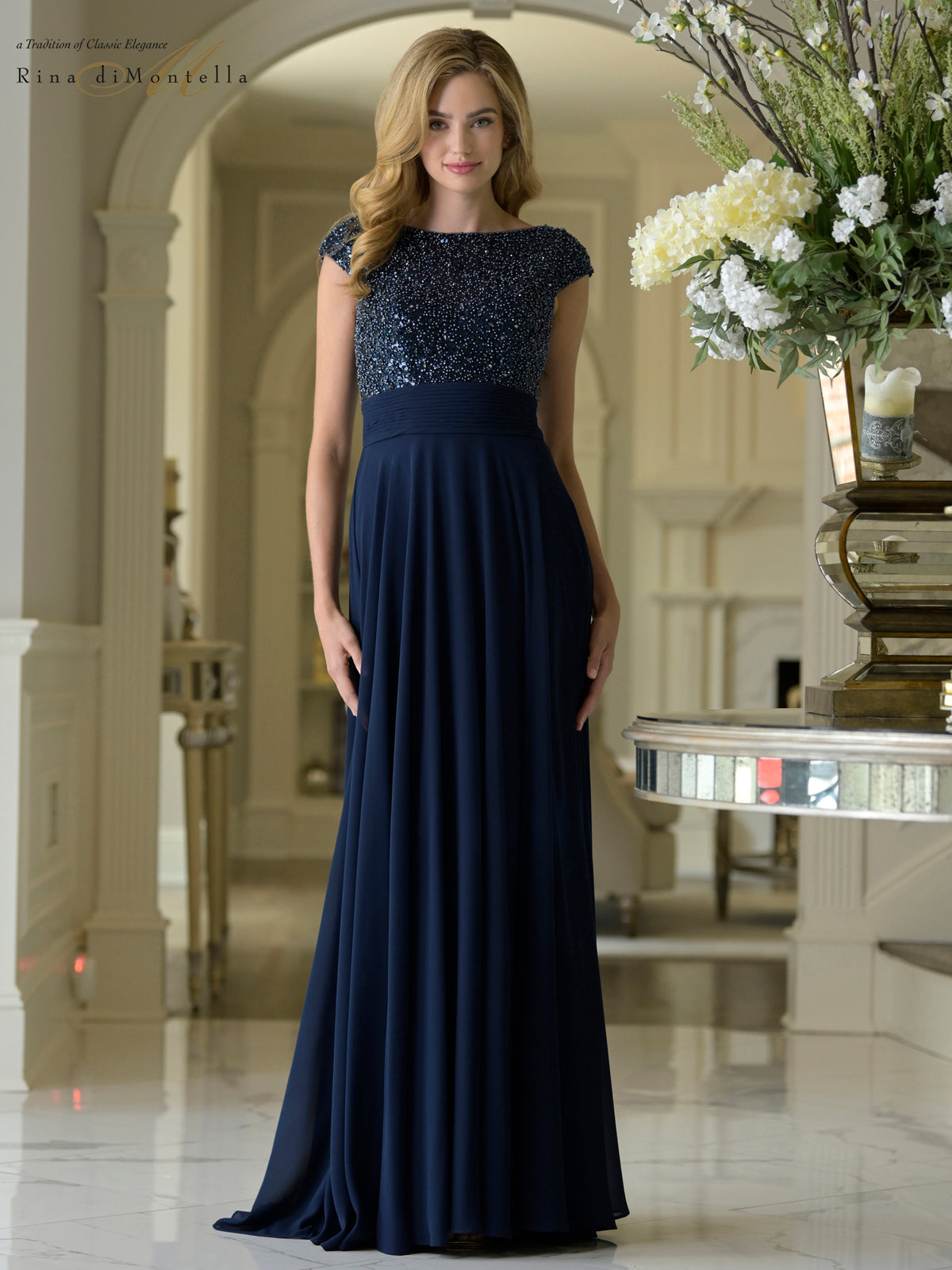 Rina Di Montella RD3419 Navy