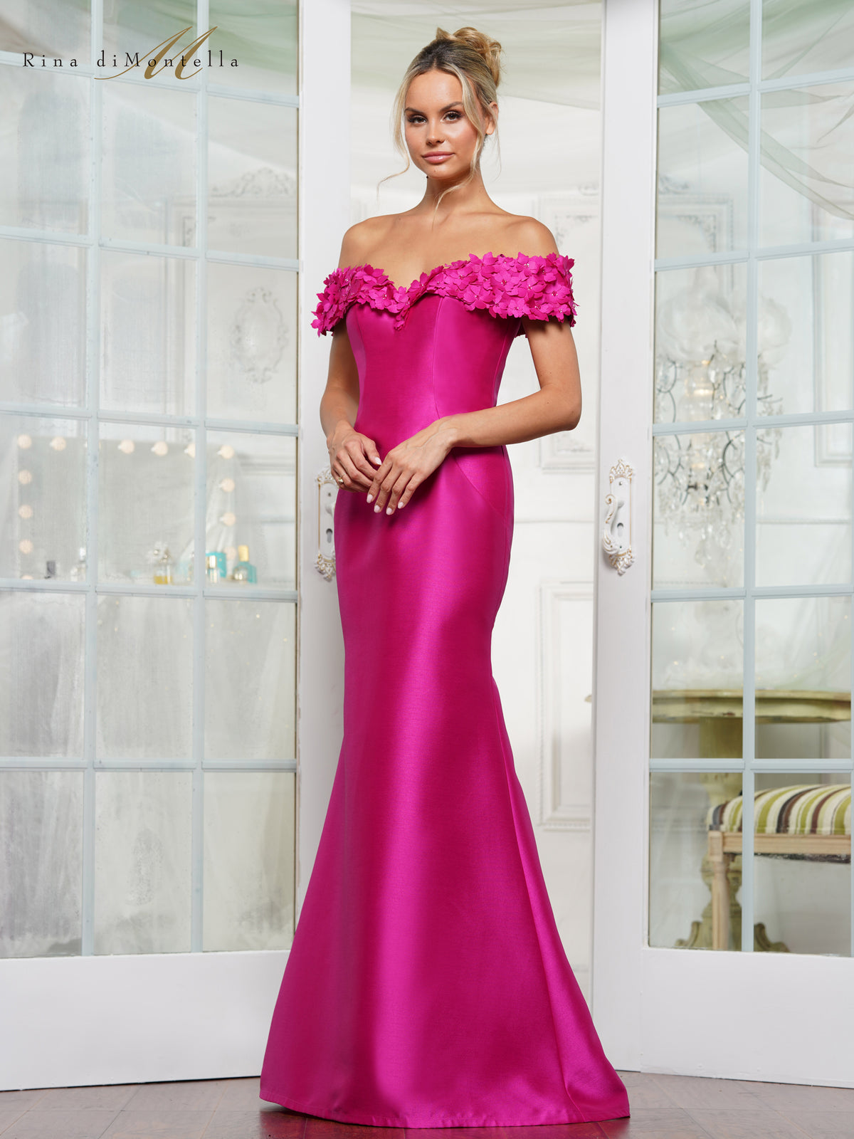Rina Di Montella RD3254 Magenta