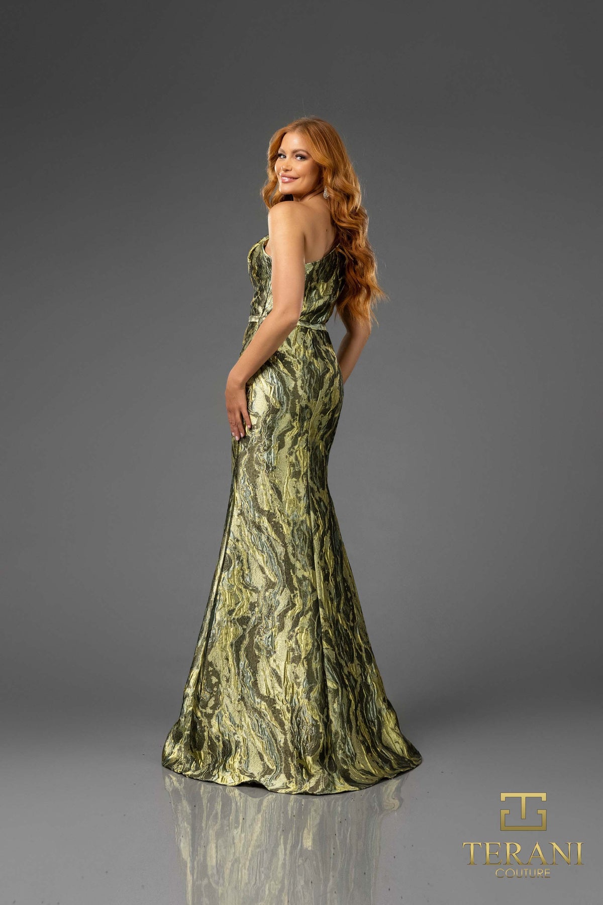Terani Couture 251E4254 Green