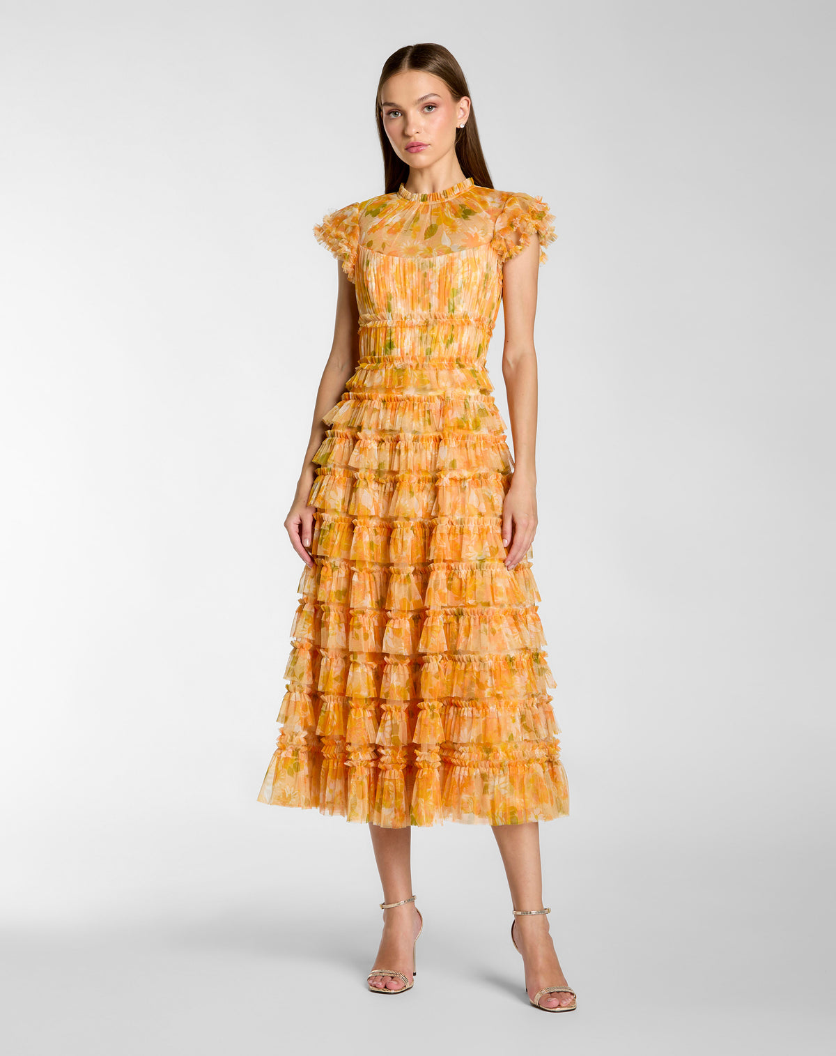 Mac Duggal 8497 Yellow Multi