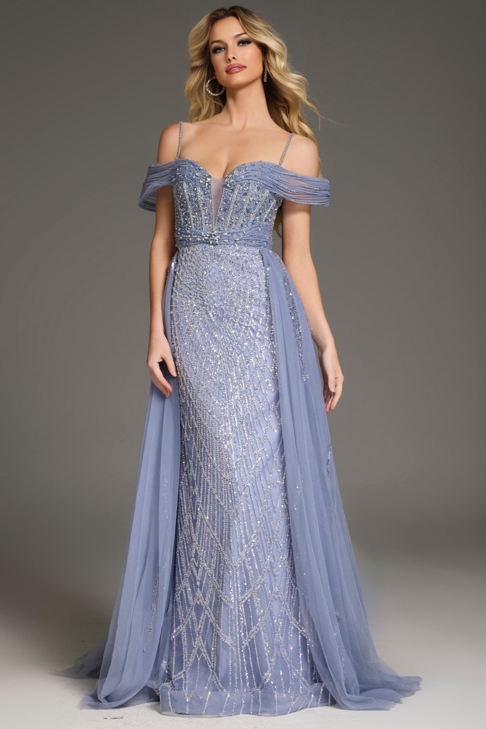Jovani 44845 PERRIWINKLE