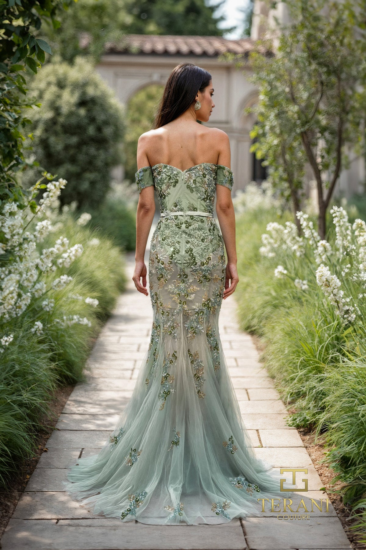 Terani Couture 261P6676 Sage