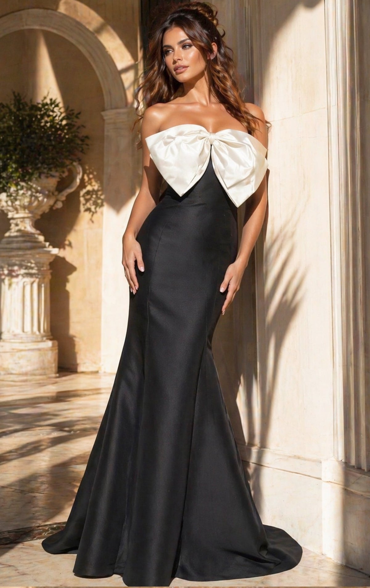 Jovani 49078 BLACK/WHITE