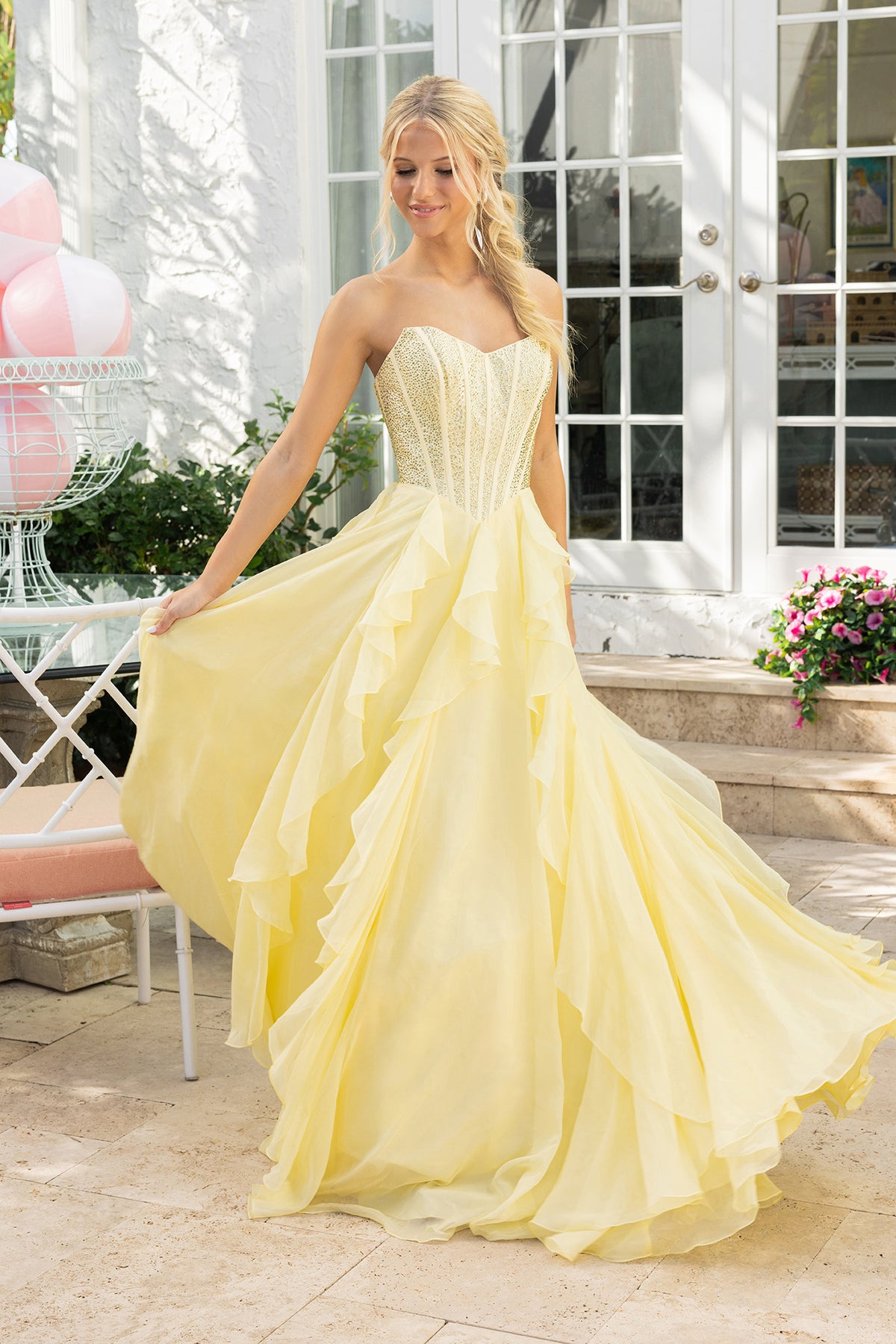 Portia and Scarlett XO174 Yellow