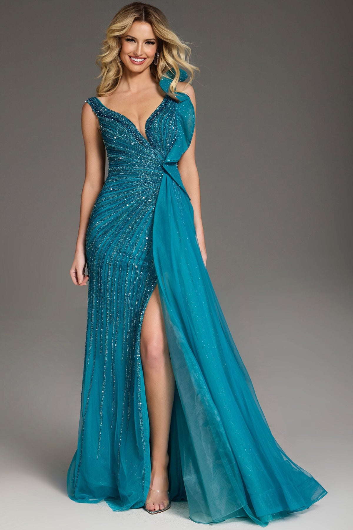 Jovani 44846 TEAL