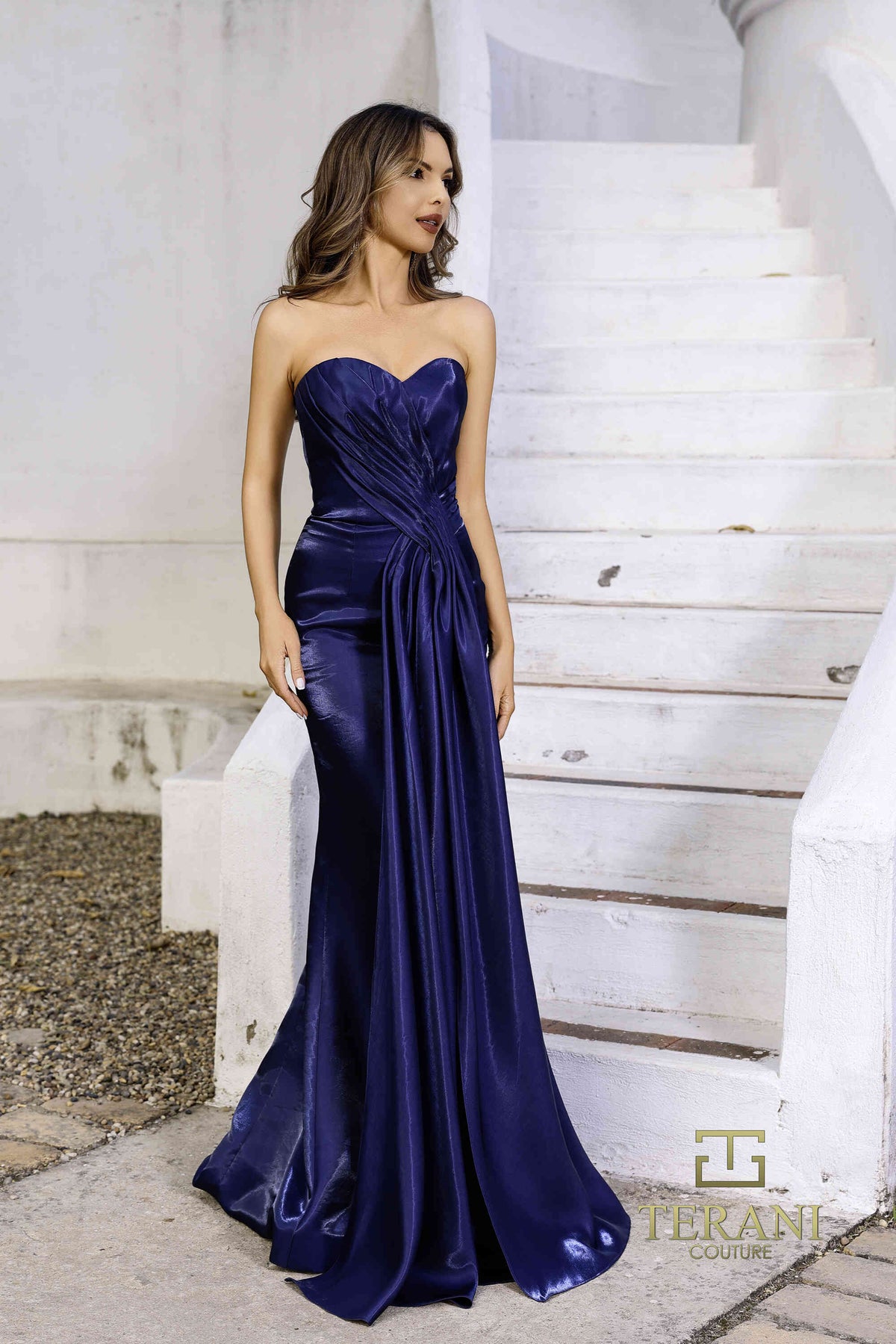 Terani Couture 252E5512 Cobalt