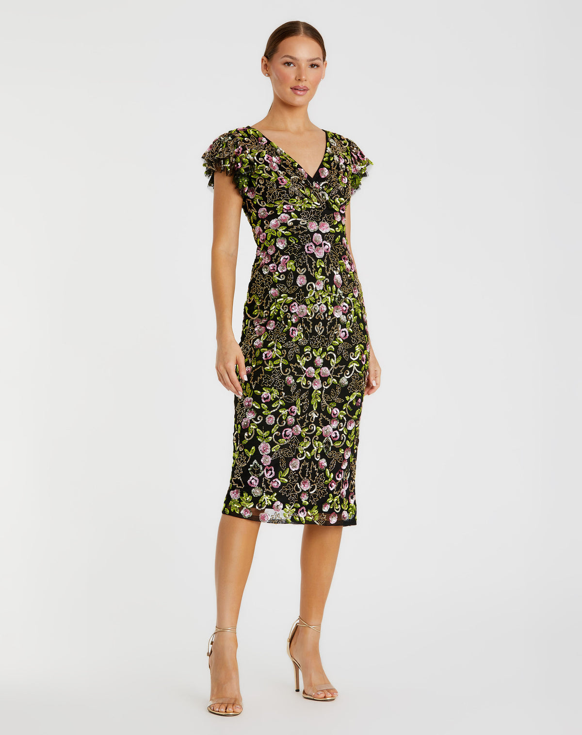Mac Duggal 5722 Black Multi