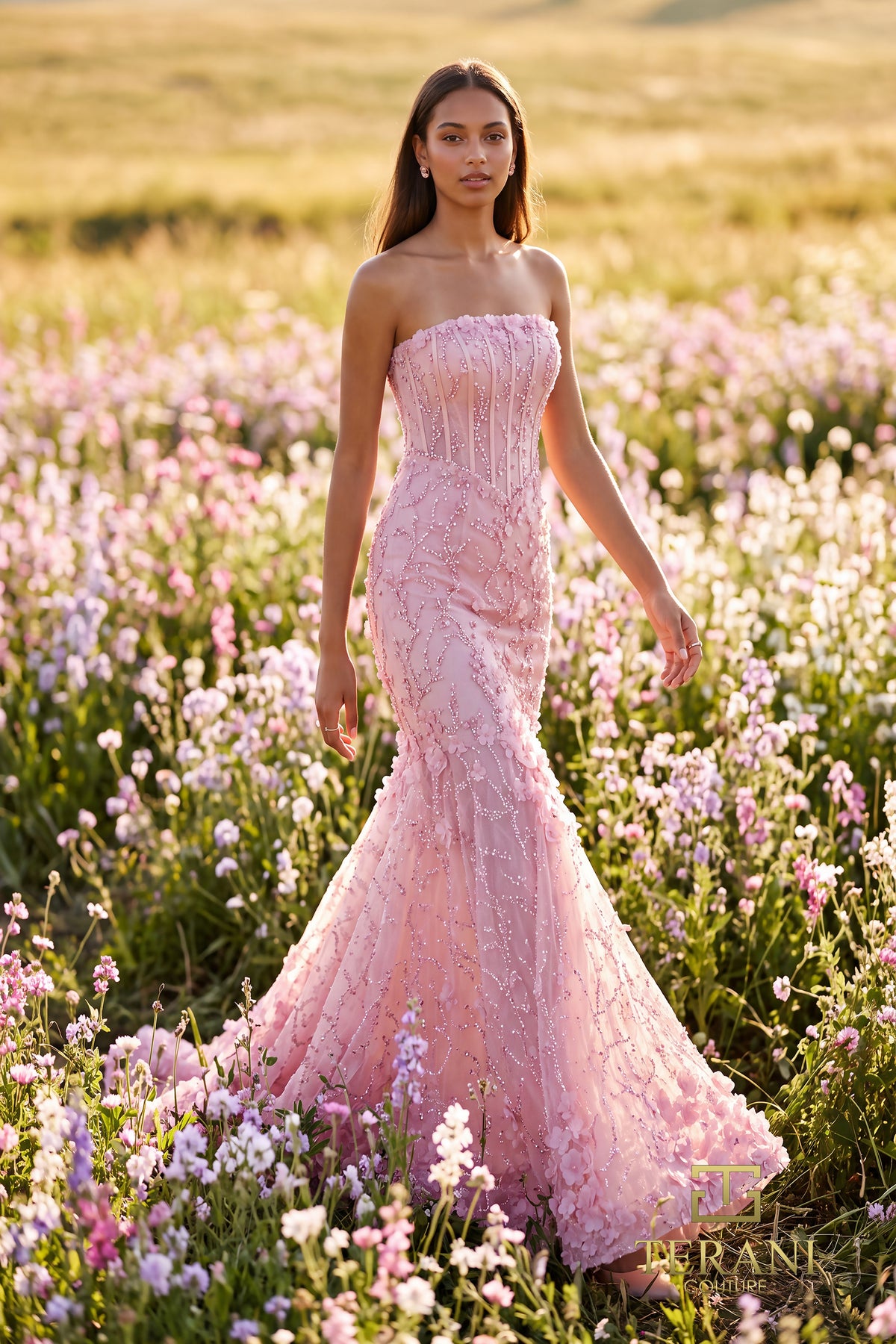 Terani Couture 271P8072 Blush