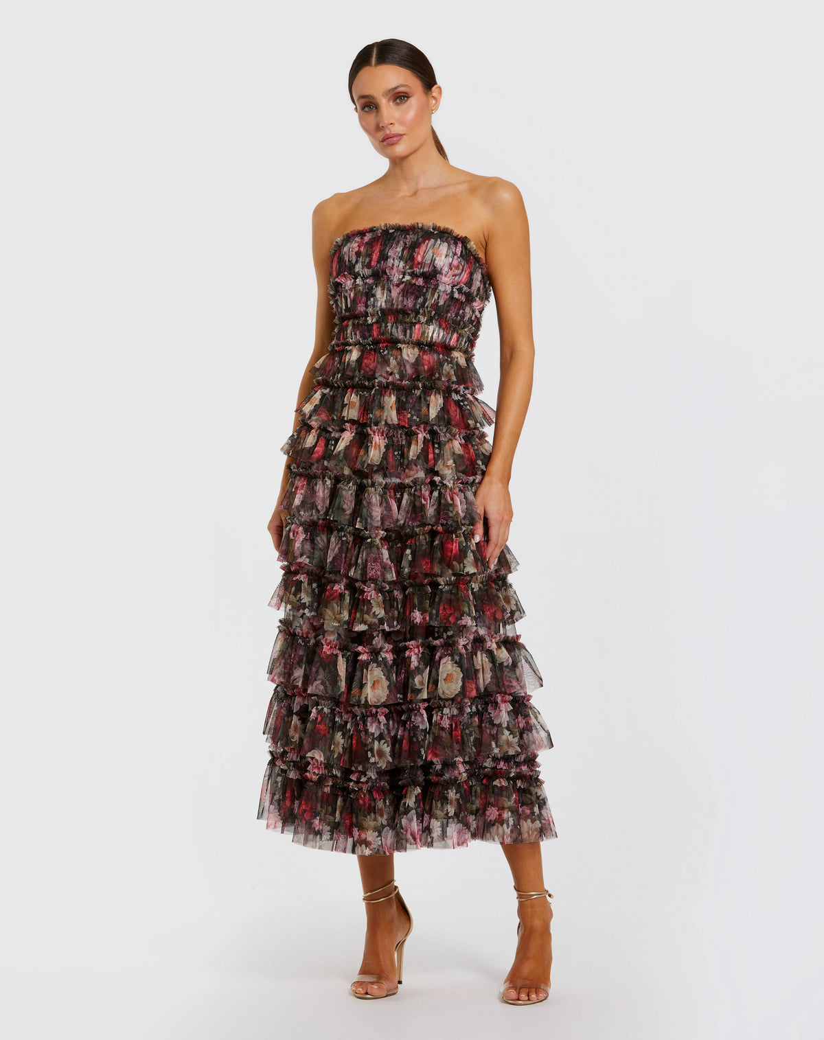 Mac Duggal 8351 Black Multi
