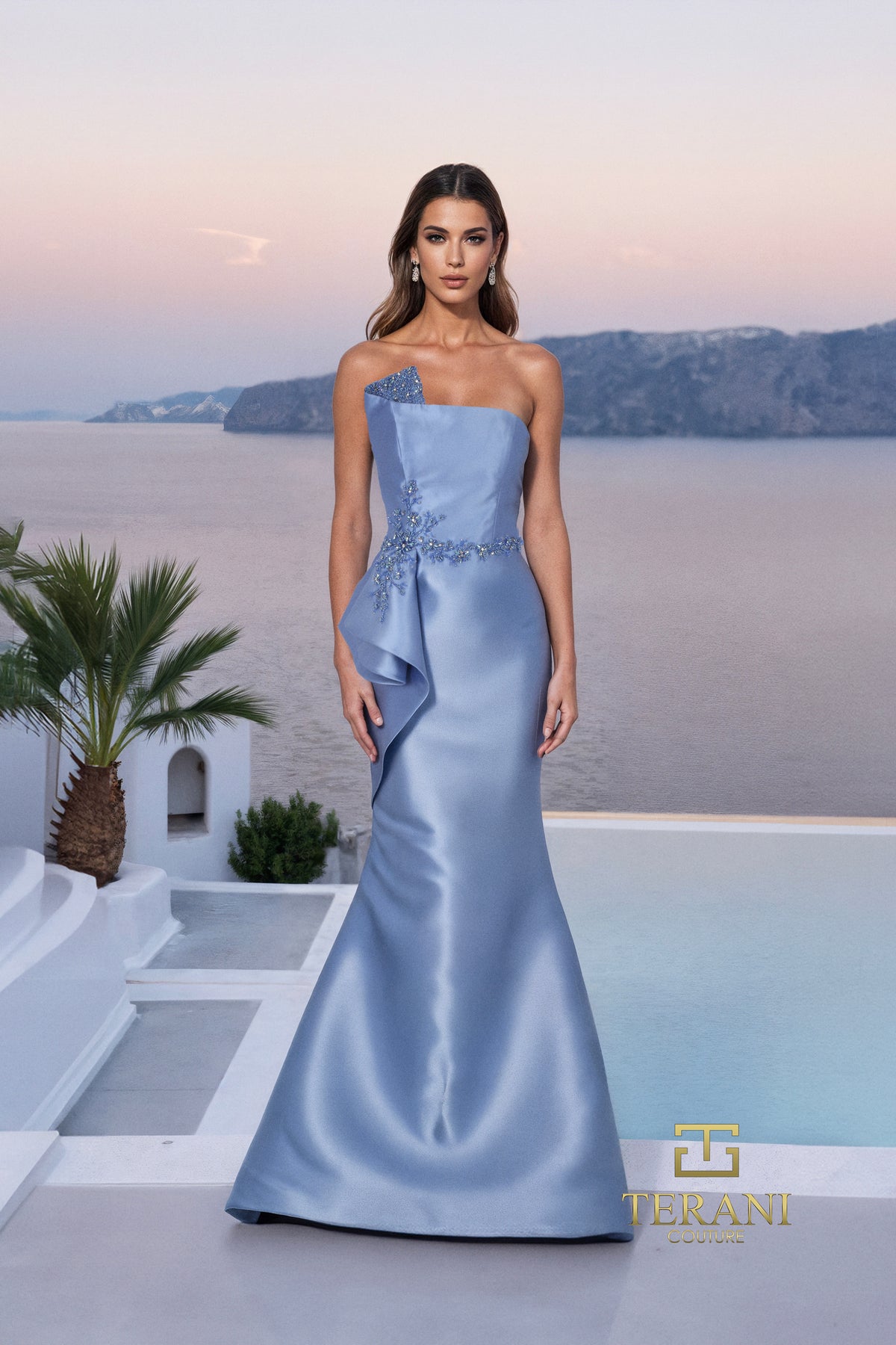 Terani Couture 261M6462 Slate
