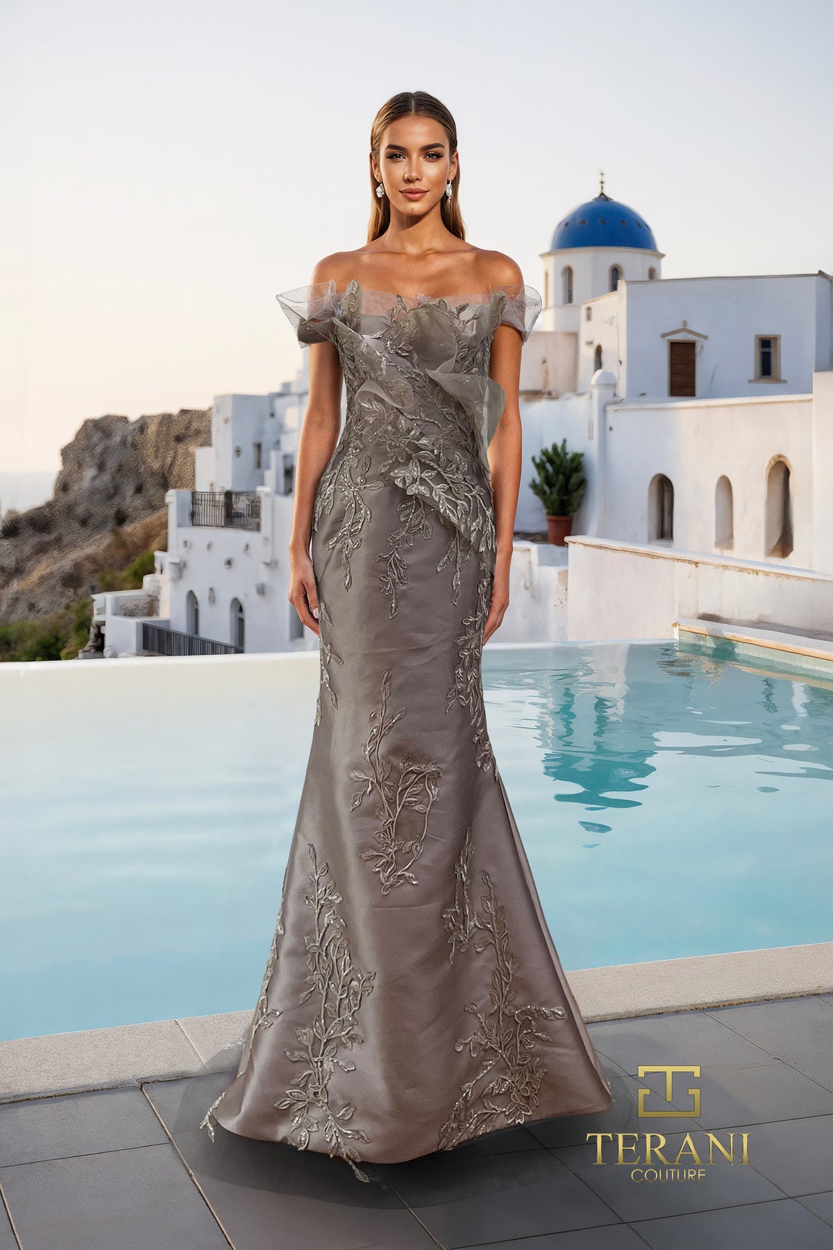 Terani Couture 261E6270 Mink