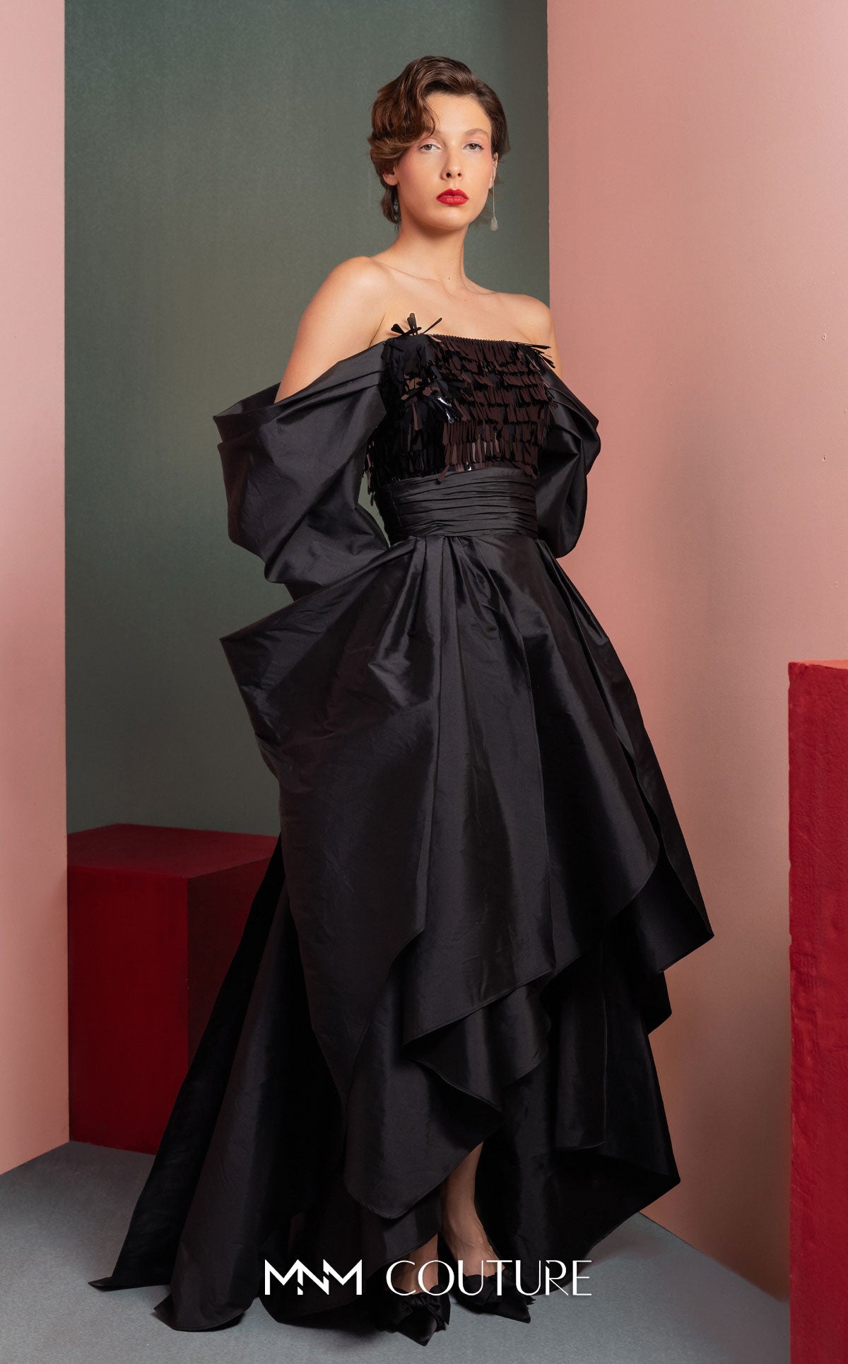 MNM Couture GOF2506 BLACK