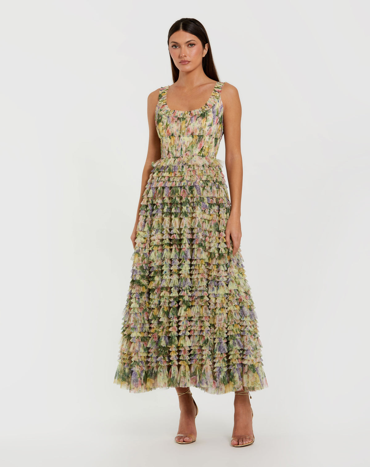 Mac Duggal 8299 Yellow Multi
