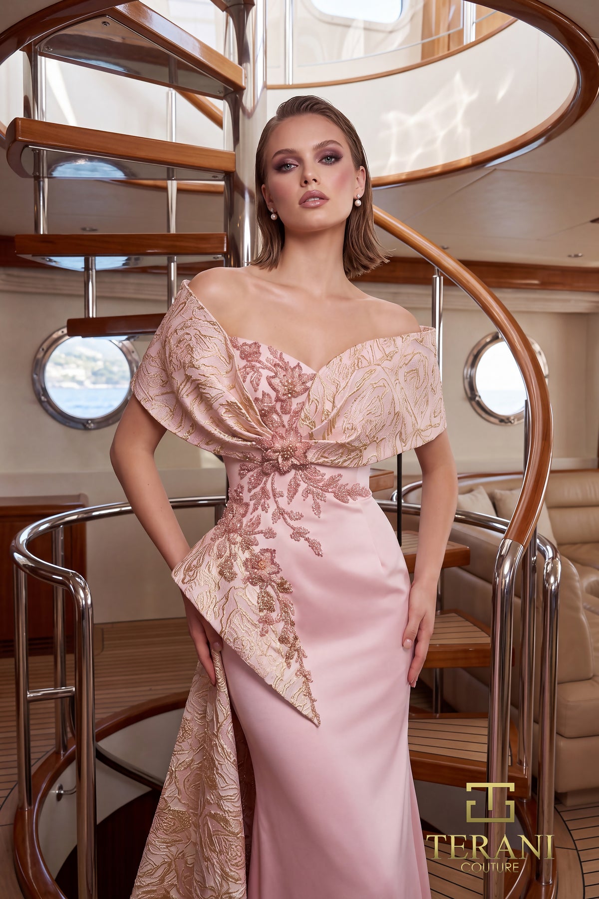 Terani Couture 271E8268 Blush Gold