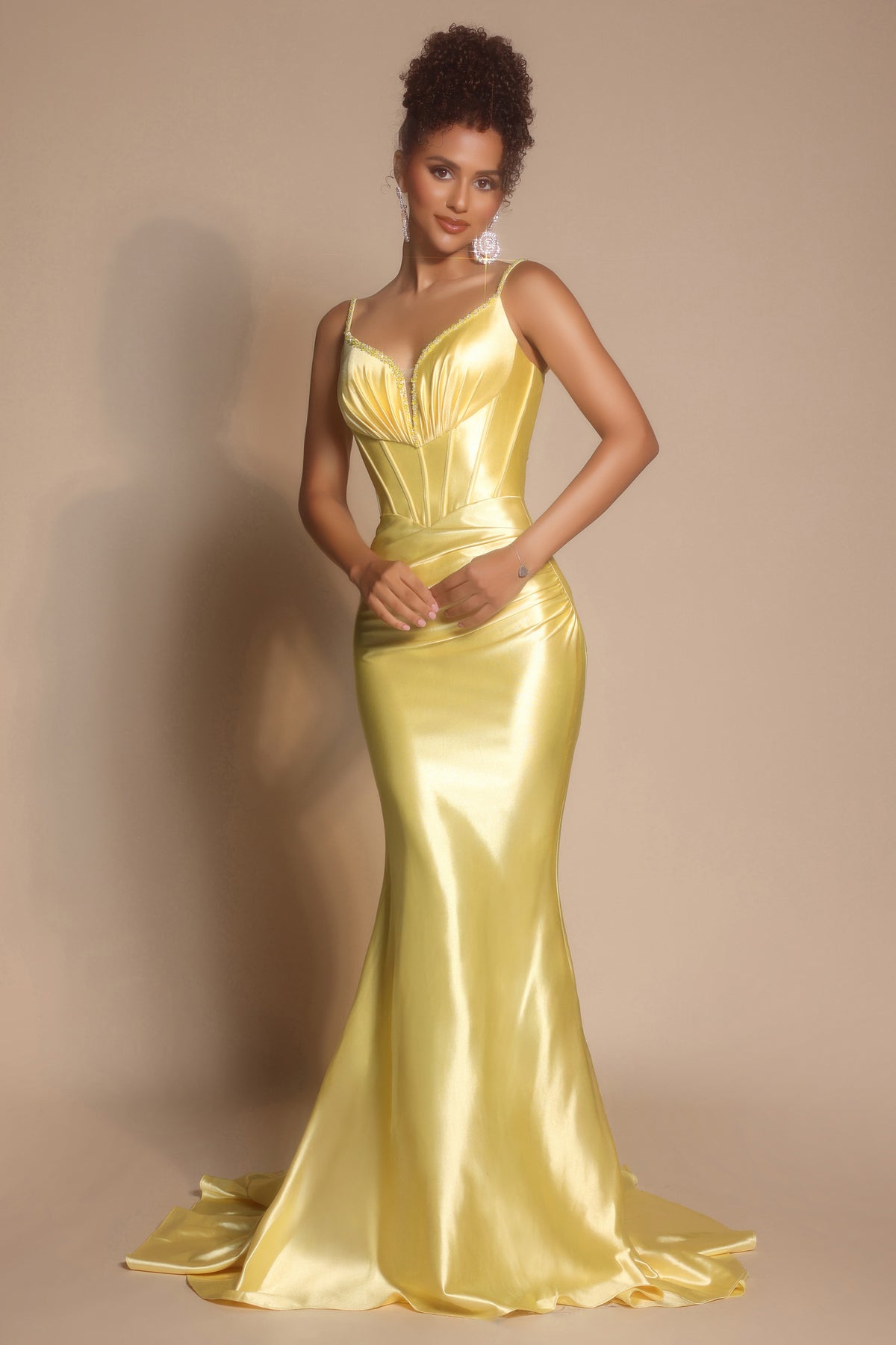 Portia and Scarlett XO042 Yellow