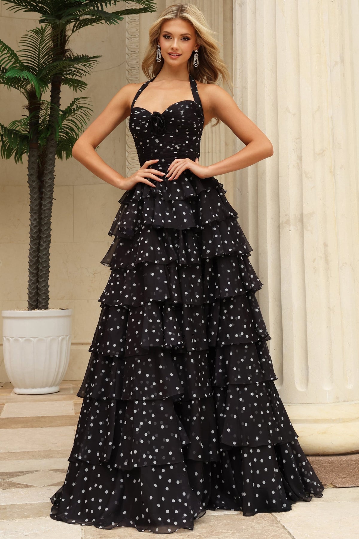 Jovani 49776 WHITE/BLACK