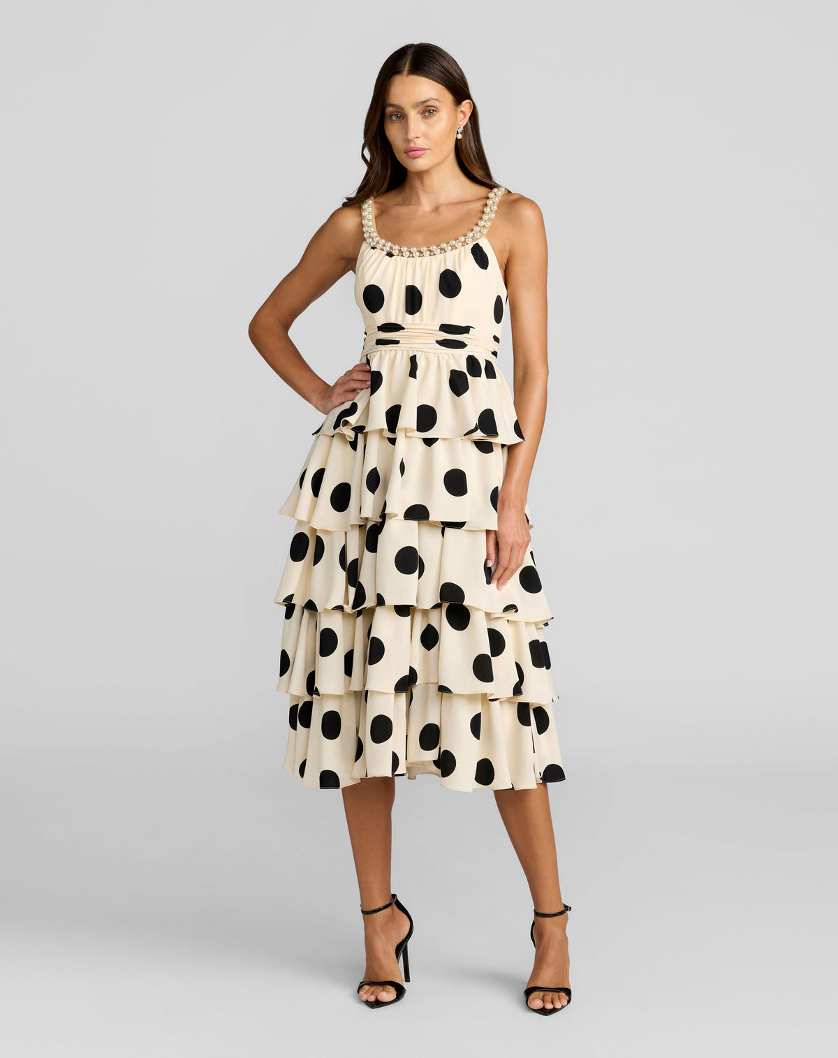 Mac Duggal 27736 Black Ivory