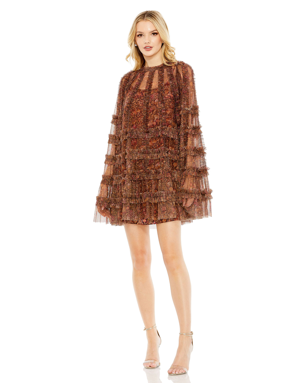 Mac Duggal 8007A Brown Multi