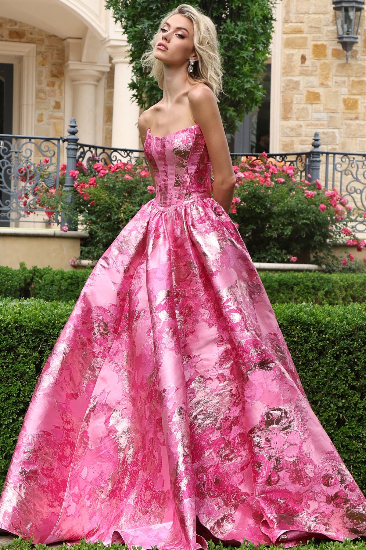 Jovani 51579 PINK MULTI