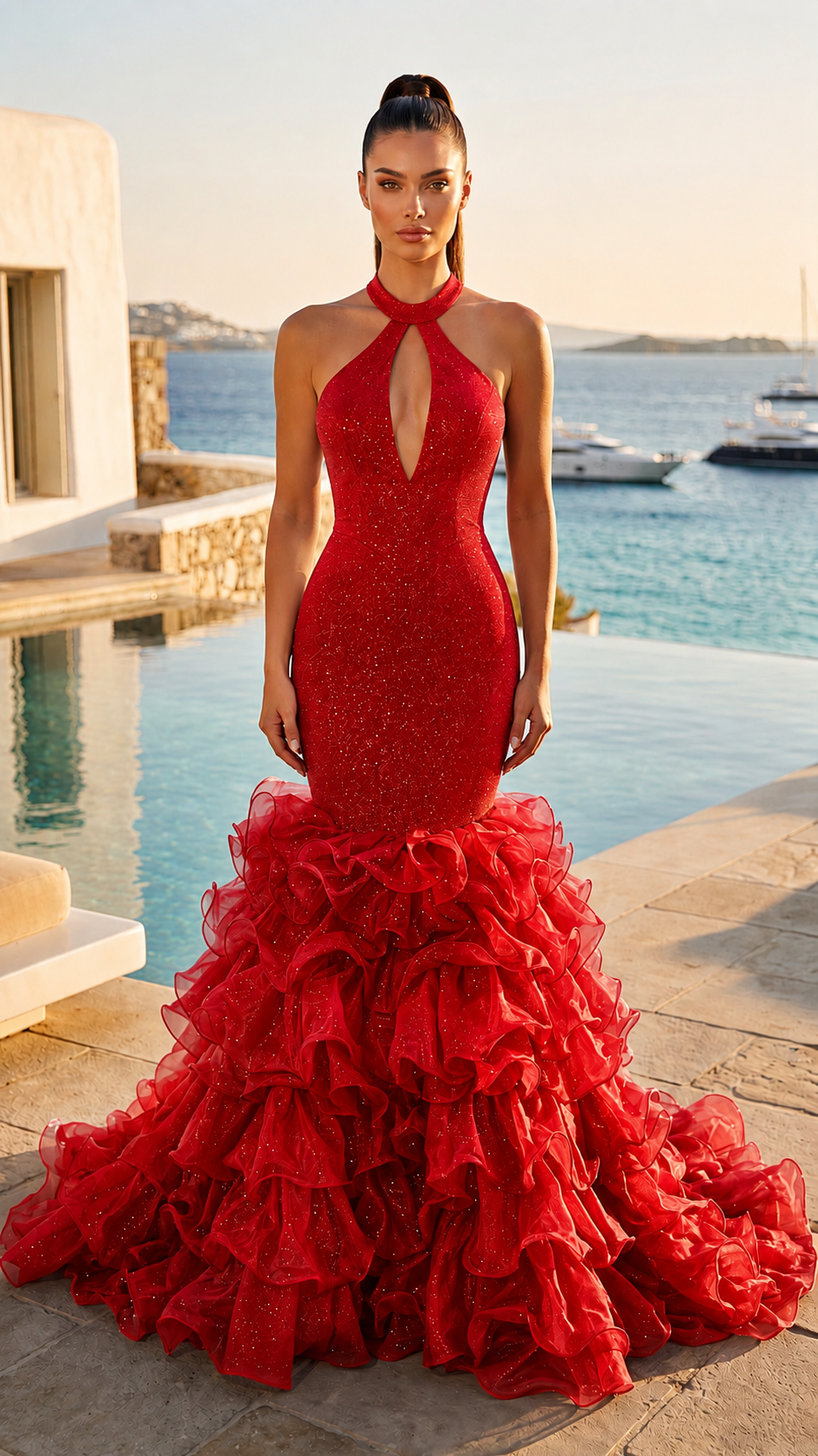 Jasz Couture 8029 RED