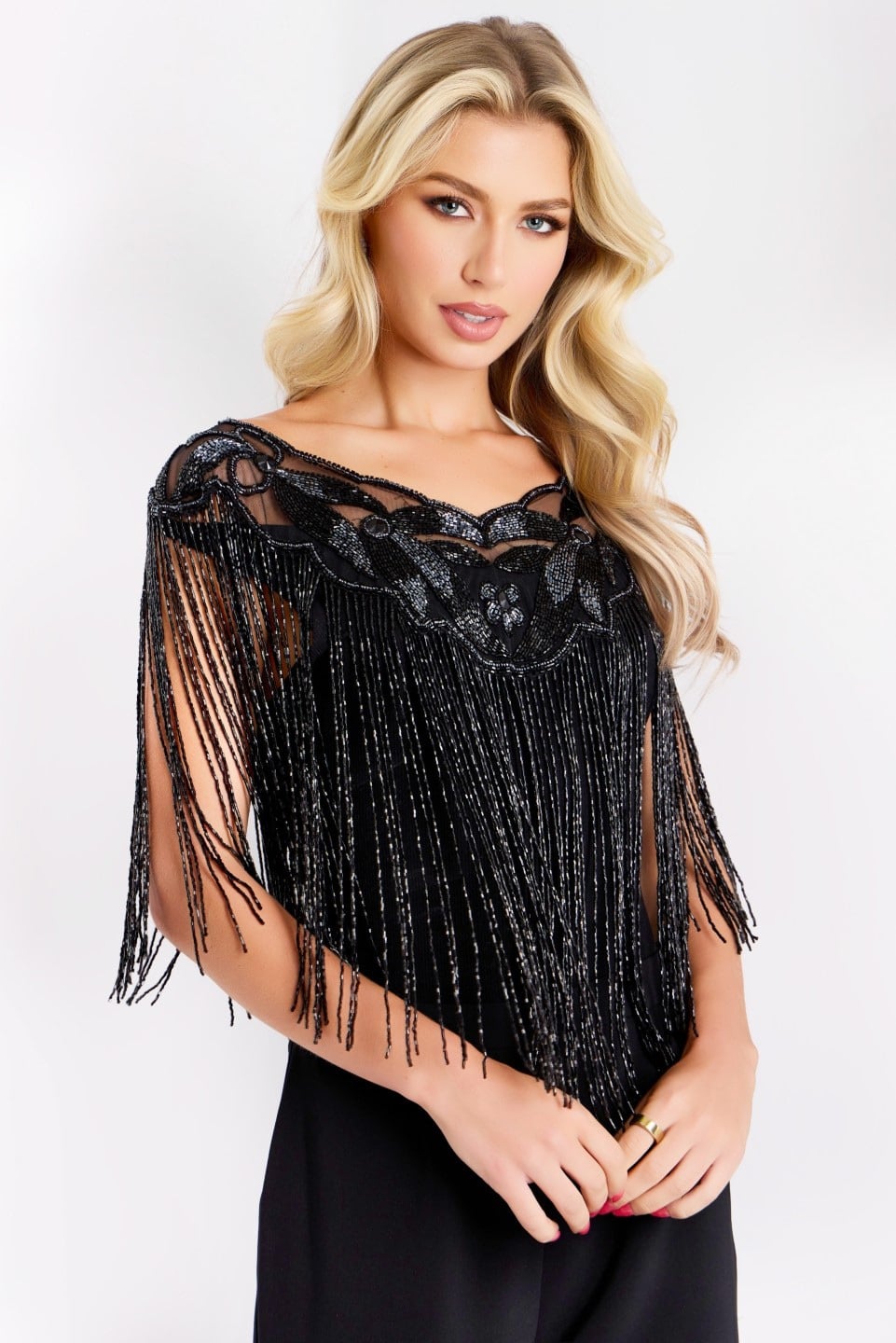 Jovani 44052 BLACK/ GUNMETAL