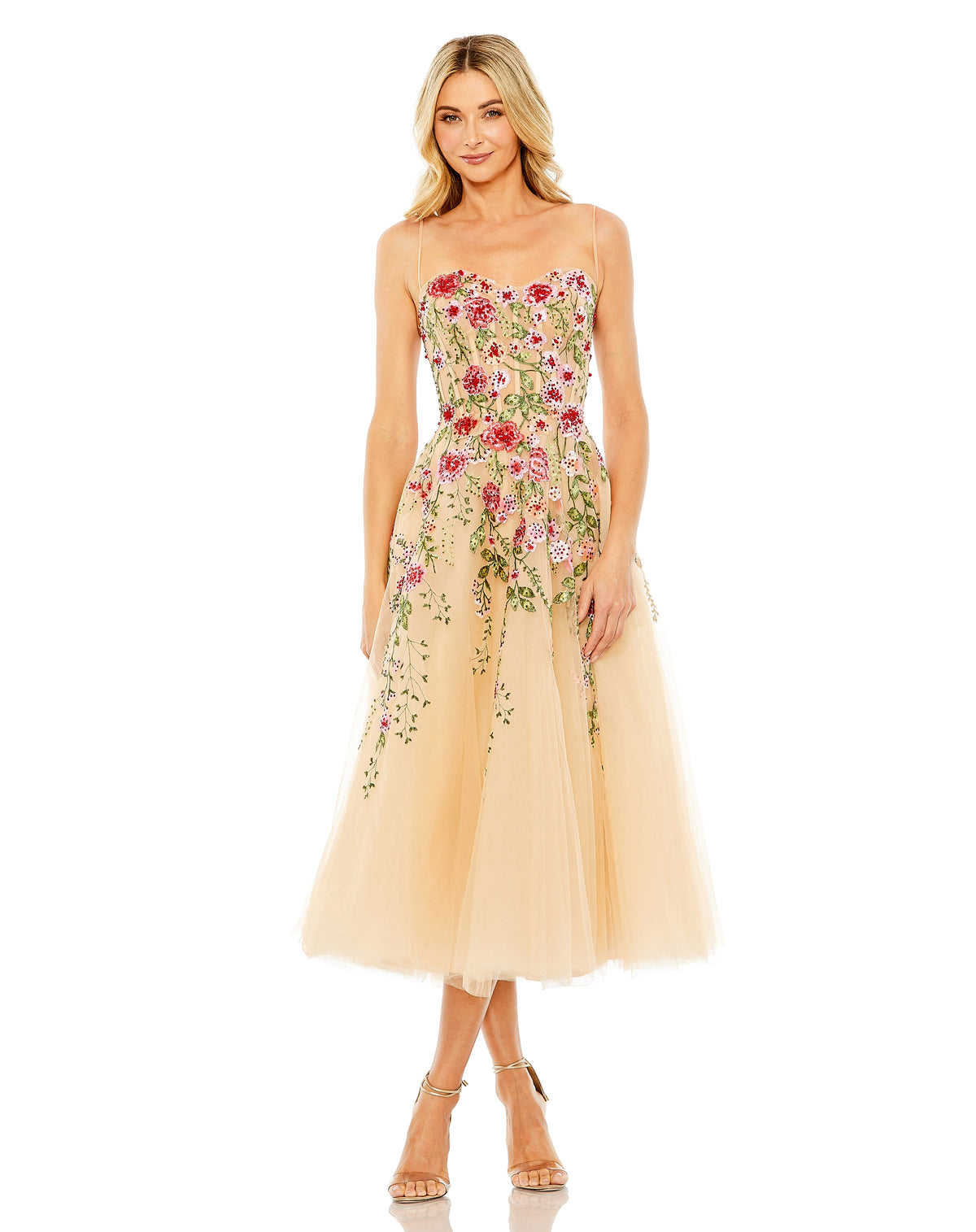 Mac Duggal 20651 Nude Multi