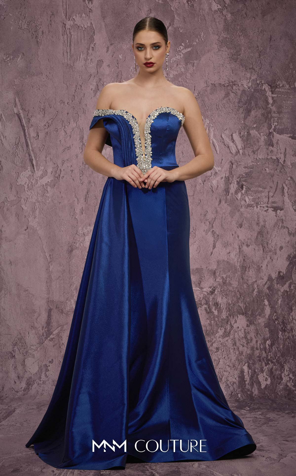 MNM Couture Q2414 NAVY BLUE