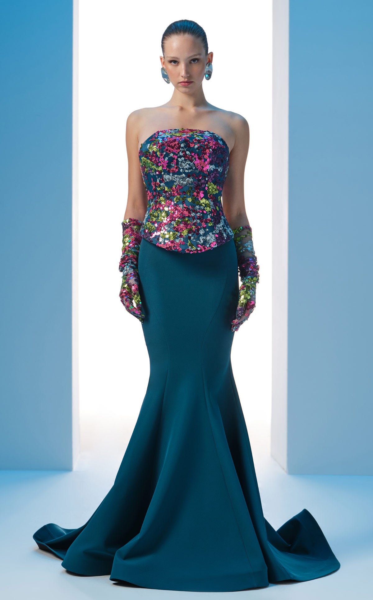 MNM Couture N0616 PETROL