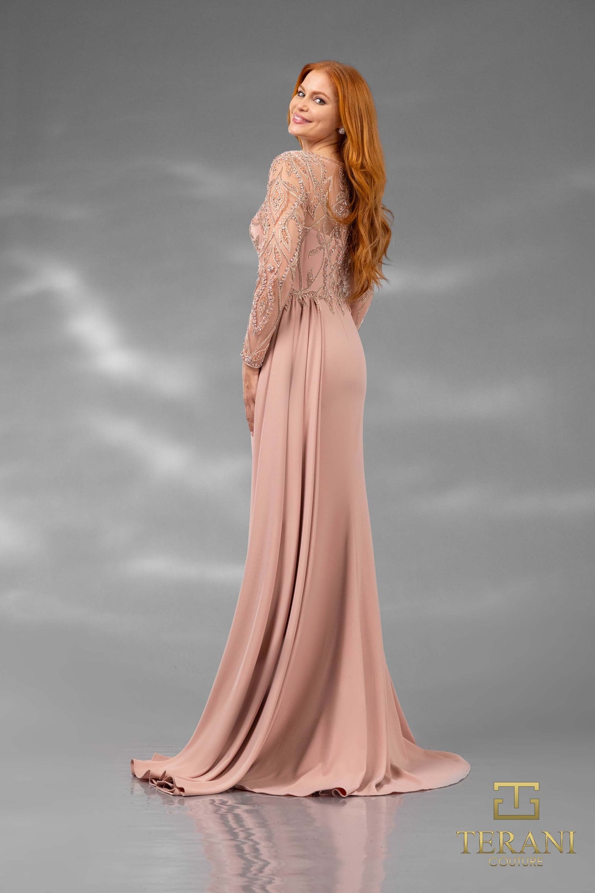 Terani Couture 251M4420 Blush