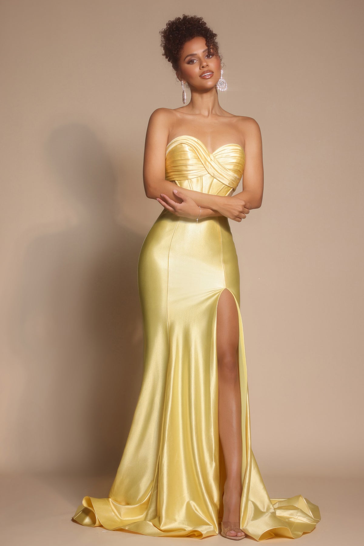 Portia and Scarlett XO066 Yellow