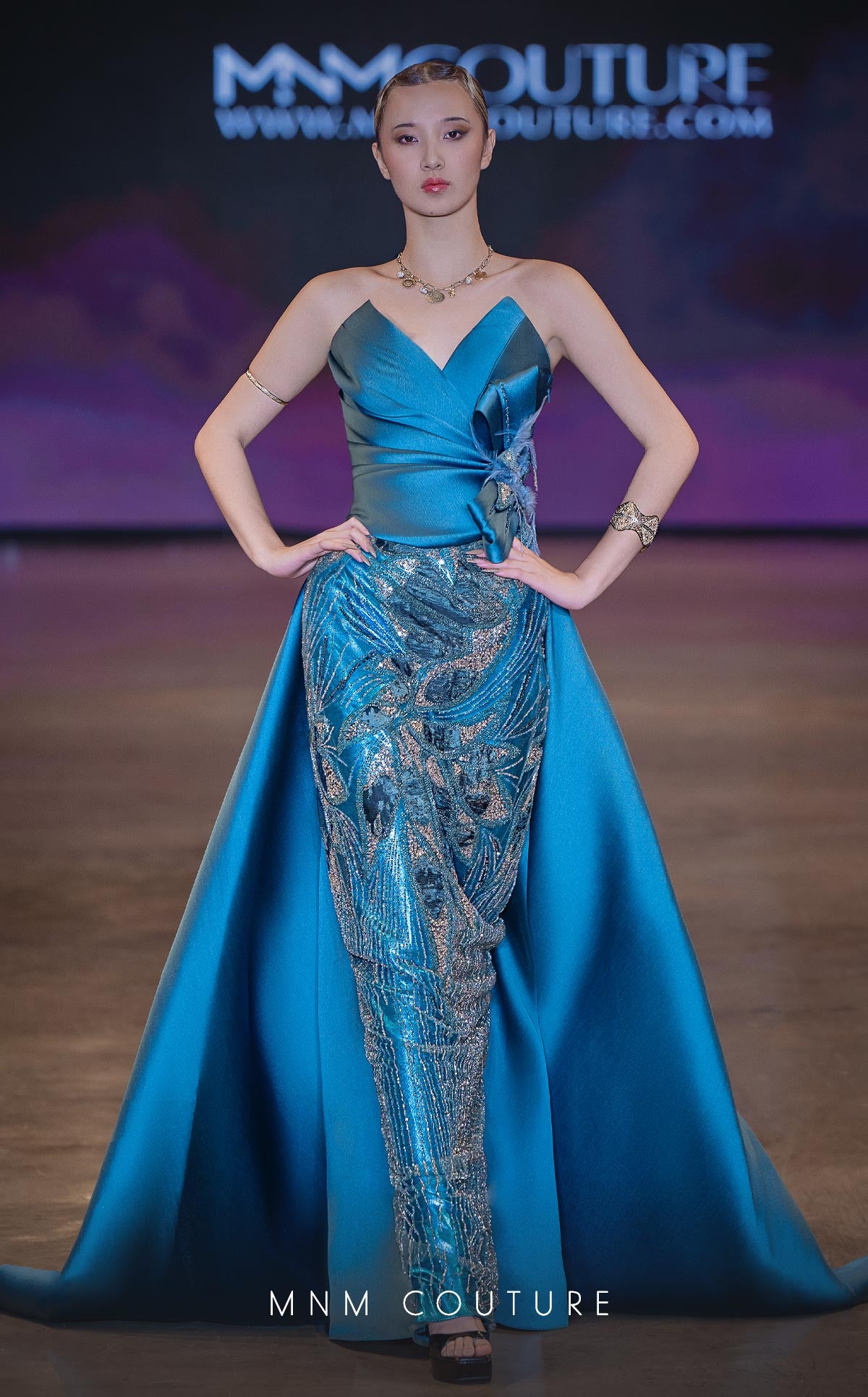 MNM Couture J03497 PETROL
